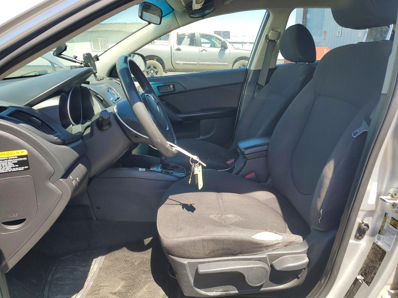 2012 Kia Forte Ex Silver vin: KNAFU5A21C5505285