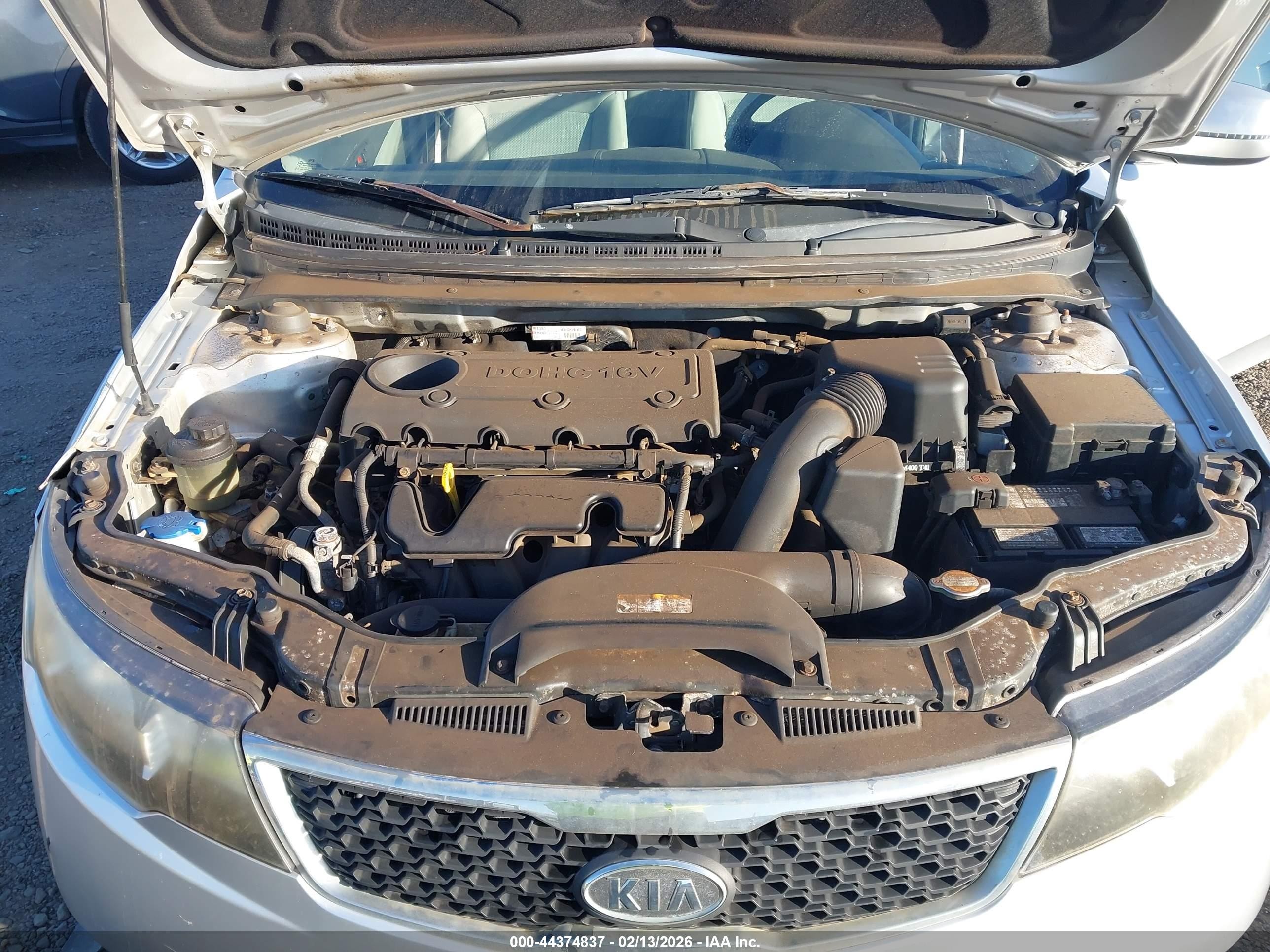 2012 Kia Forte Ex Silver vin: KNAFU5A21C5551845