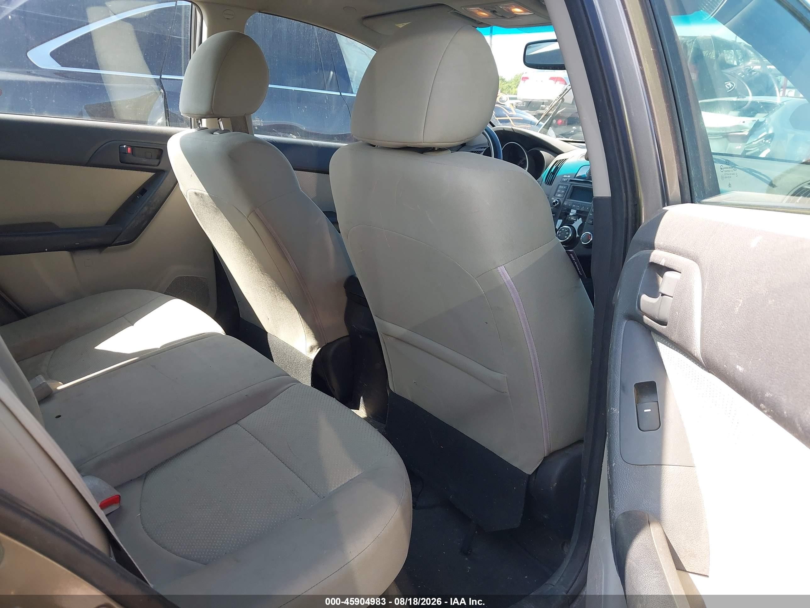 2012 Kia Forte Ex Gray vin: KNAFU5A22C5549036