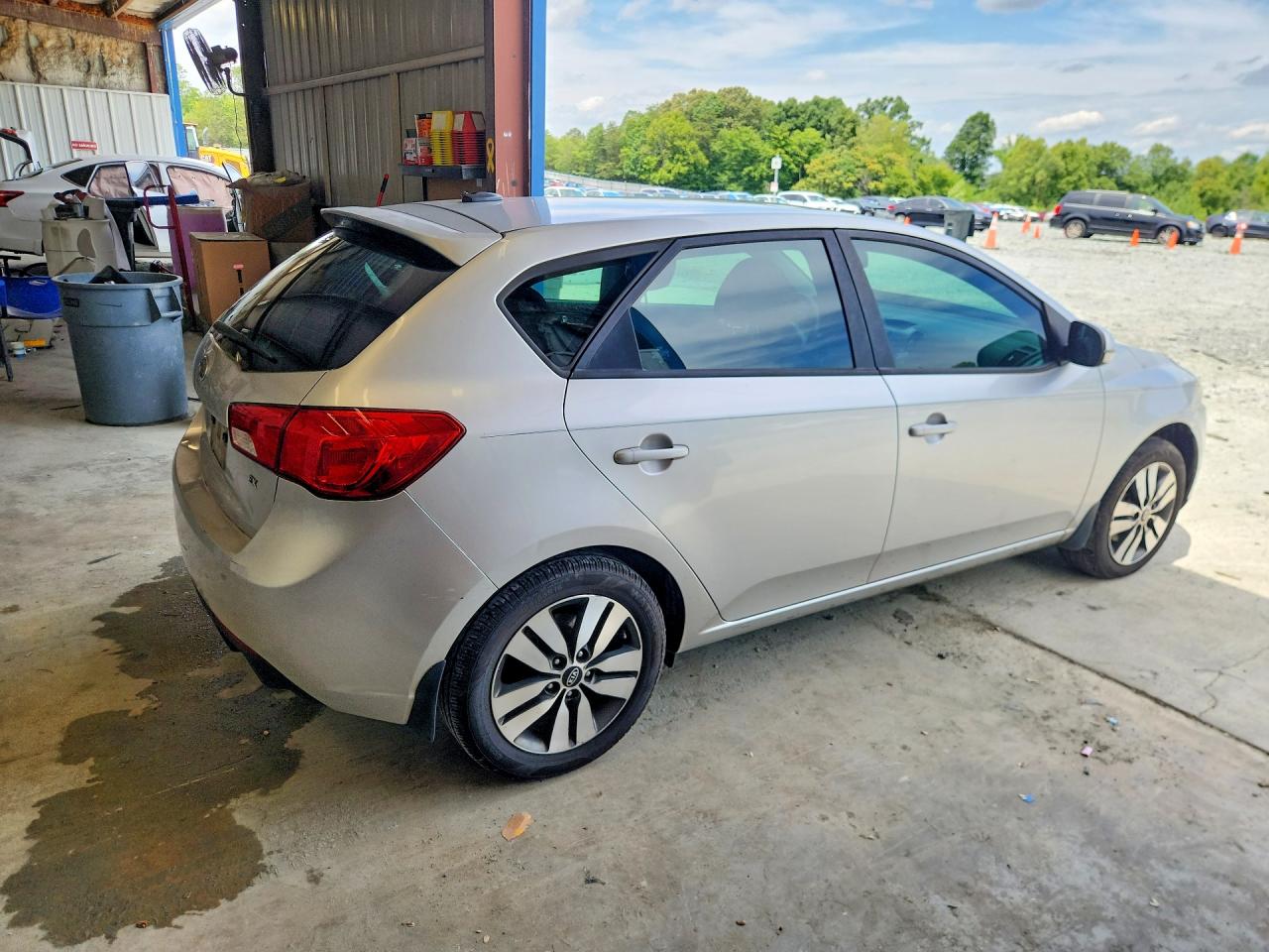 2013 Kia Forte5 Ex Silver vin: KNAFU5A22D5728291