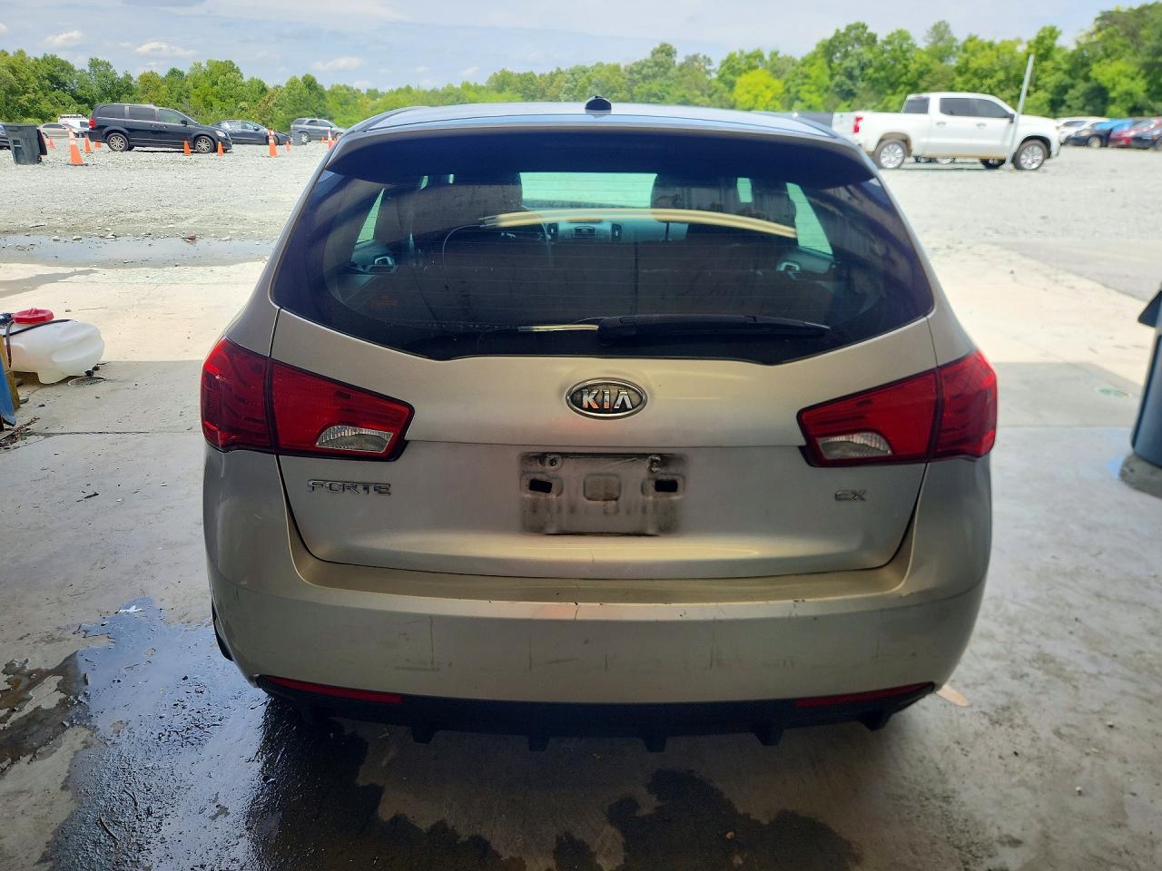 2013 Kia Forte5 Ex Silver vin: KNAFU5A22D5728291