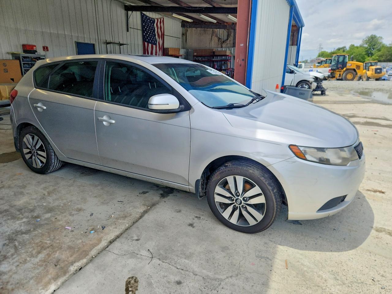 2013 Kia Forte5 Ex Silver vin: KNAFU5A22D5728291