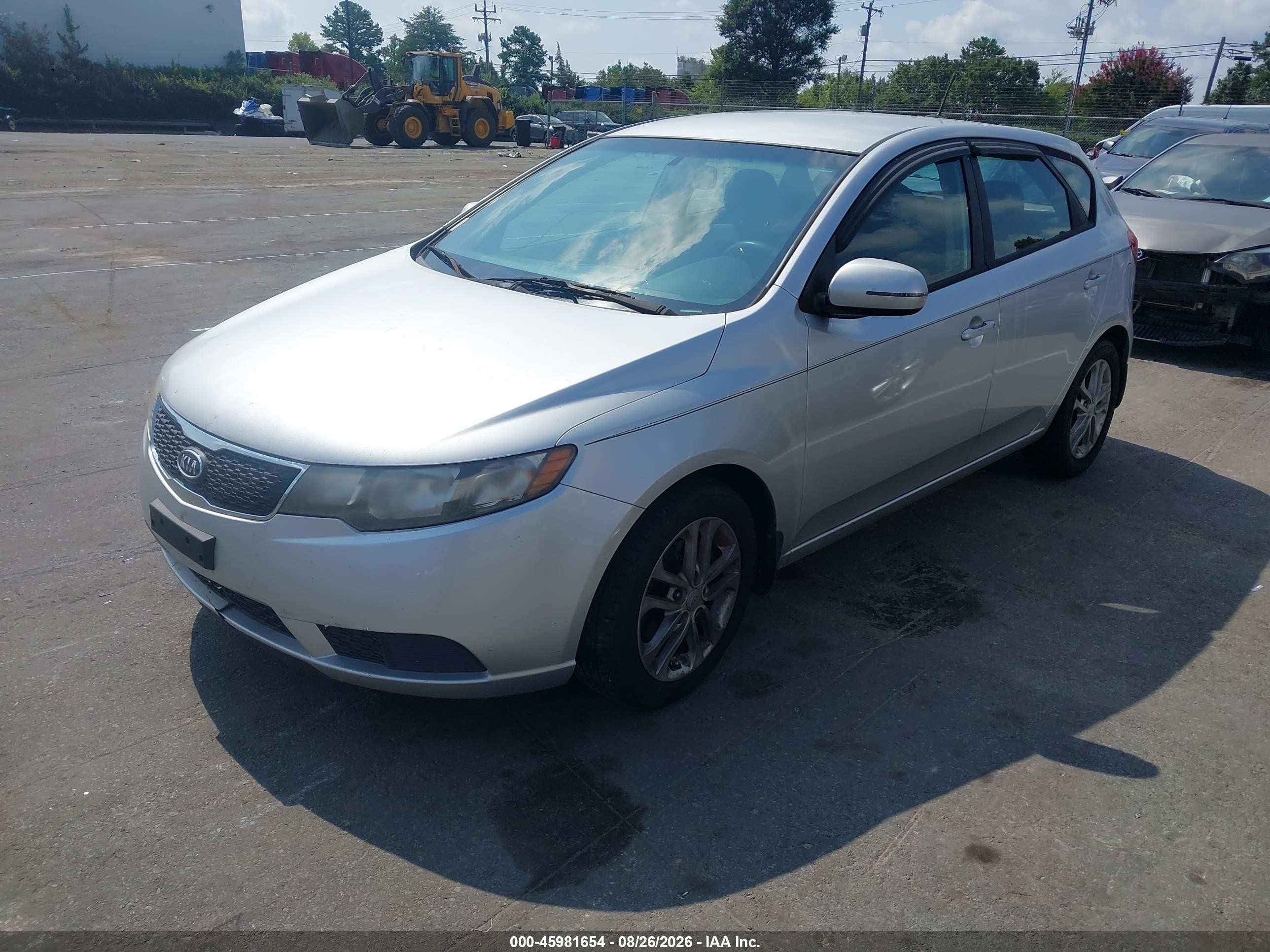 2011 Kia Forte Ex Silver vin: KNAFU5A23B5349863