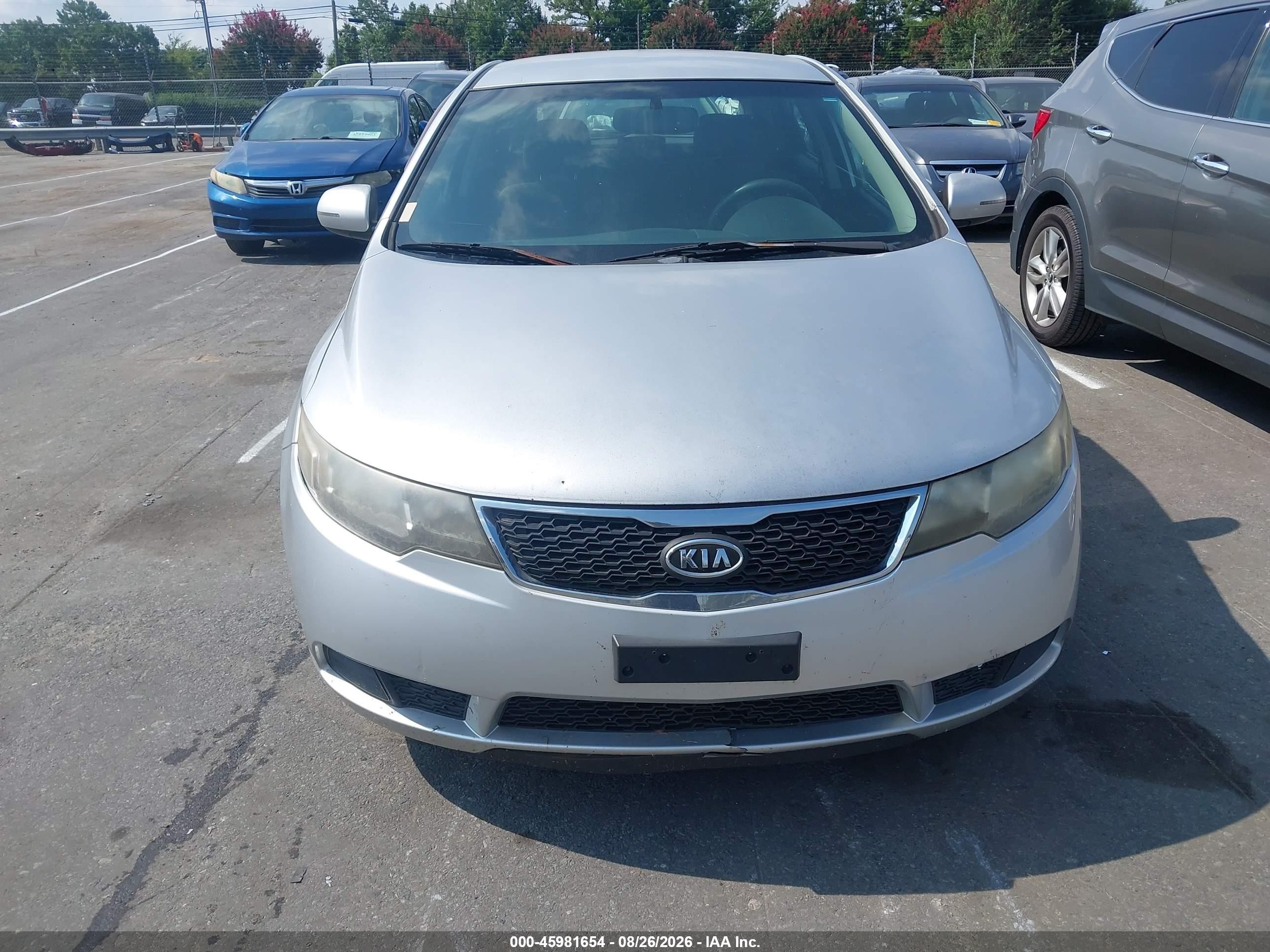 2011 Kia Forte Ex Silver vin: KNAFU5A23B5349863