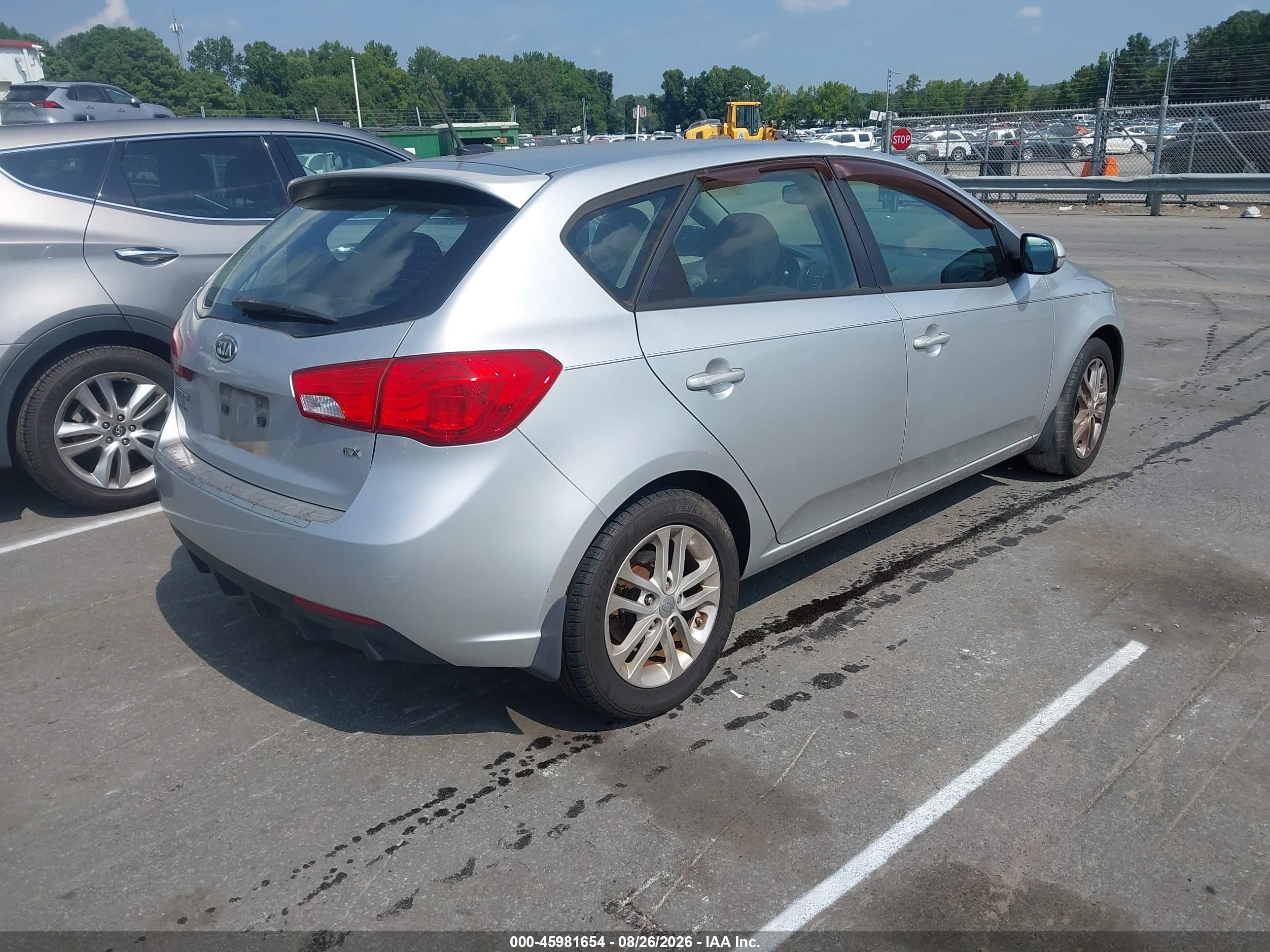 2011 Kia Forte Ex Silver vin: KNAFU5A23B5349863
