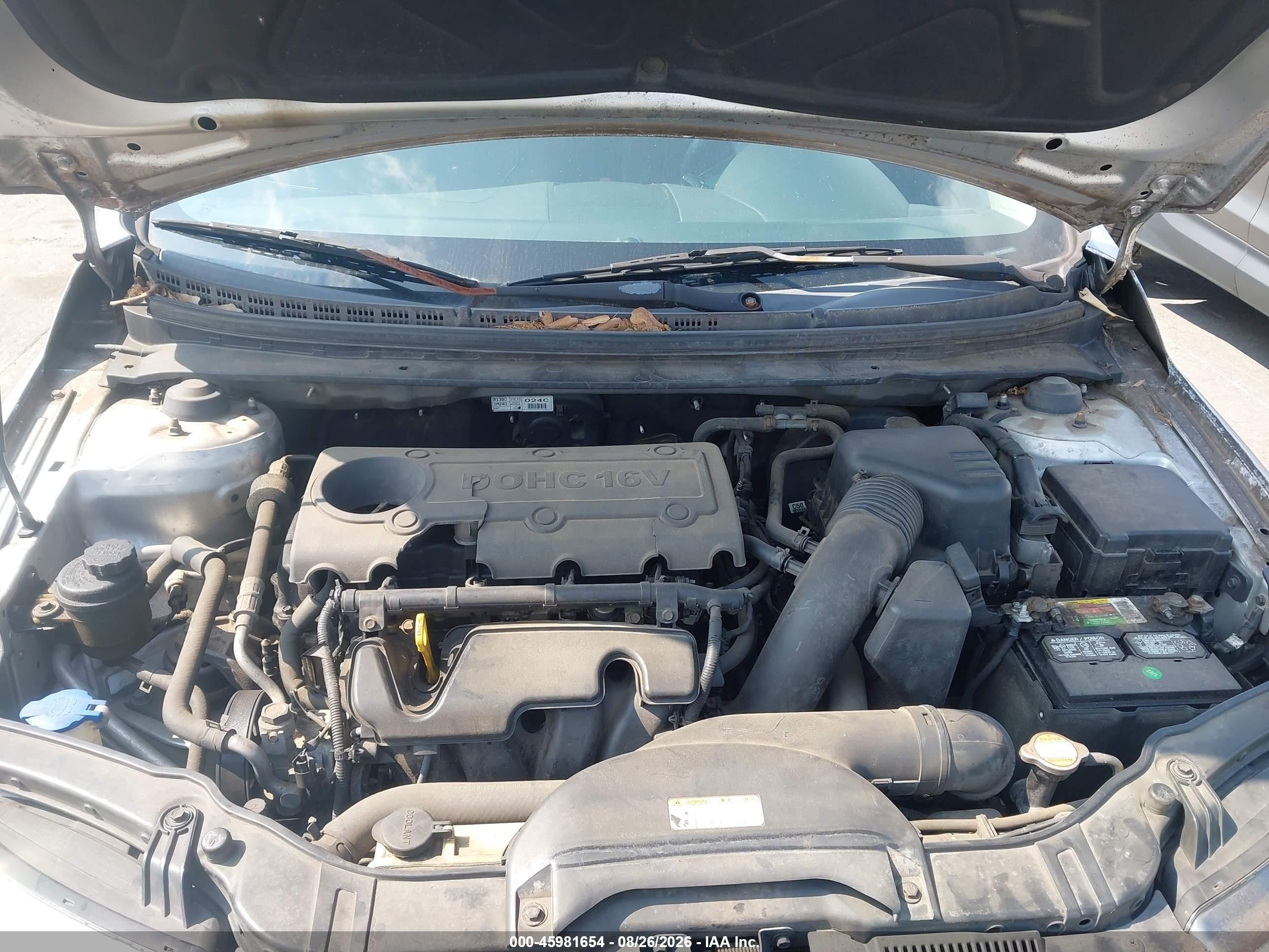 2011 Kia Forte Ex Silver vin: KNAFU5A23B5349863