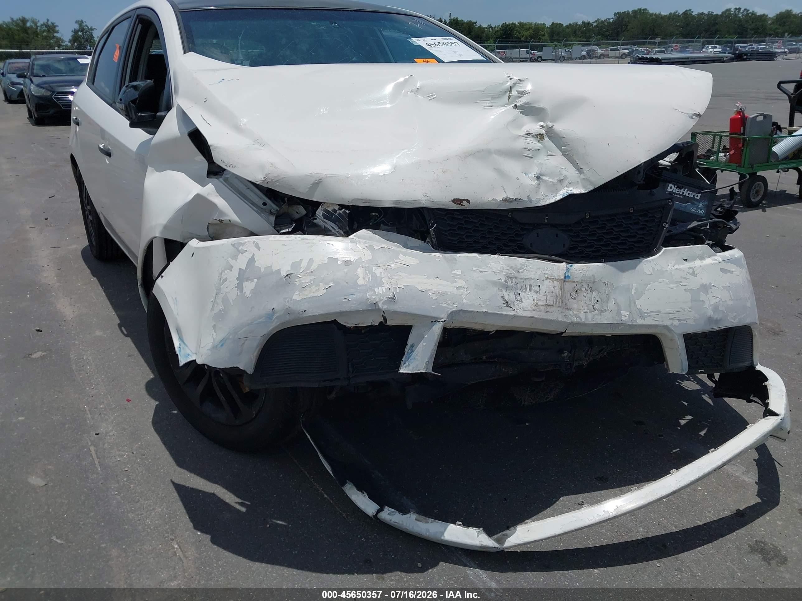 2011 Kia Forte Ex Белый vin: KNAFU5A23B5362290