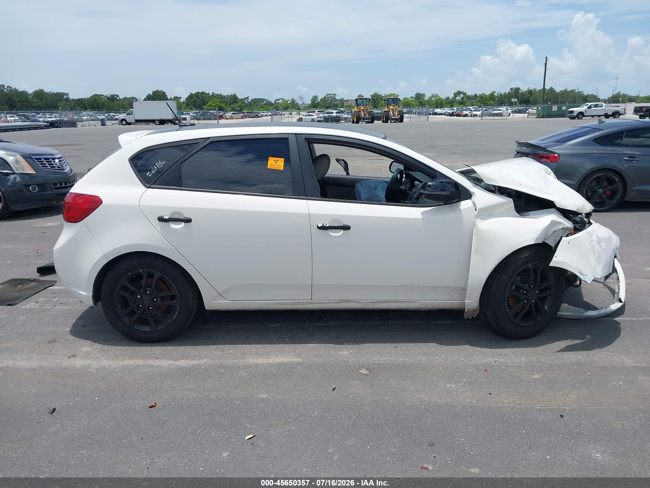 2011 Kia Forte Ex Белый vin: KNAFU5A23B5362290