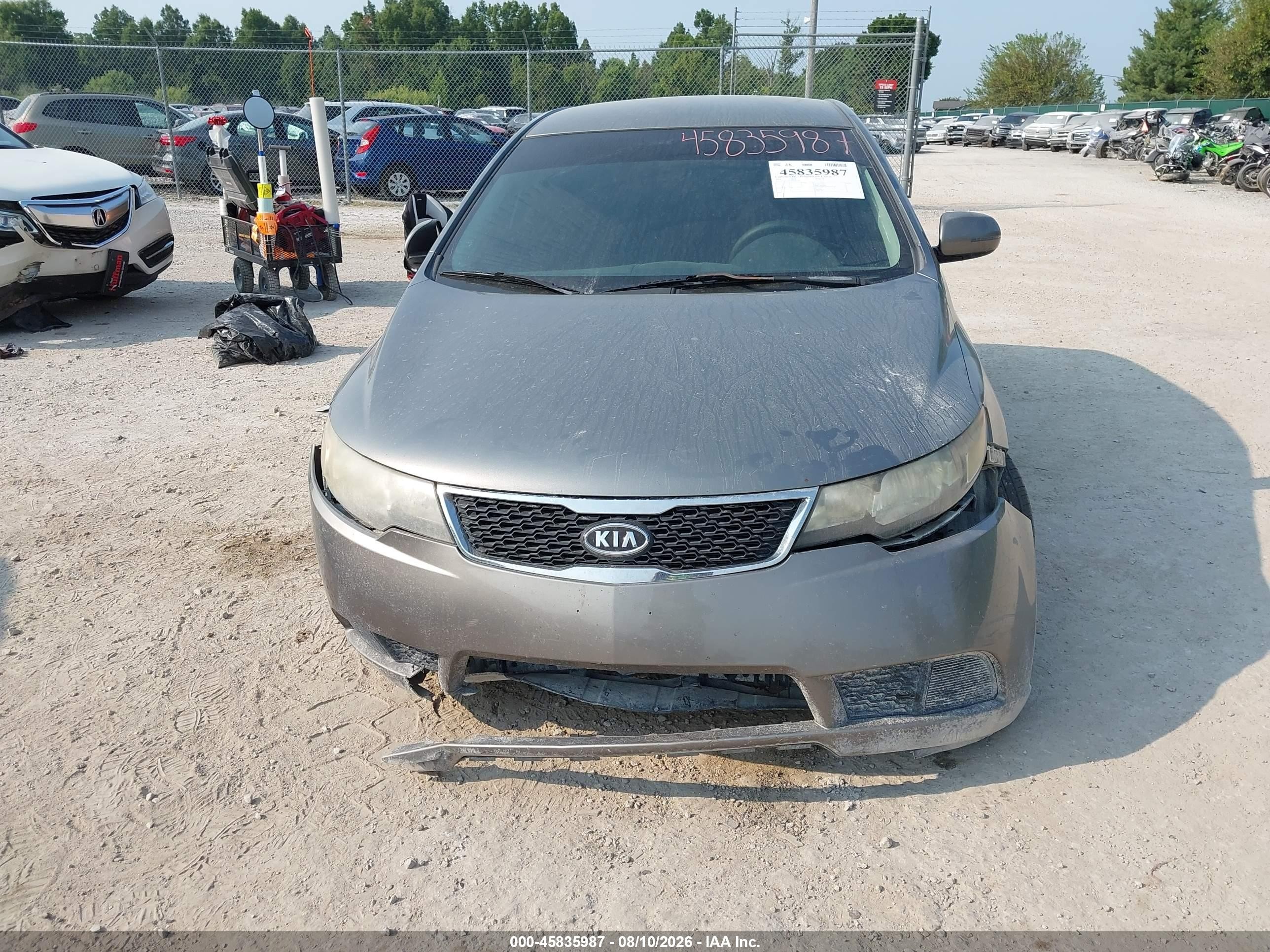 2011 Kia Forte Ex Серый vin: KNAFU5A23B5401413