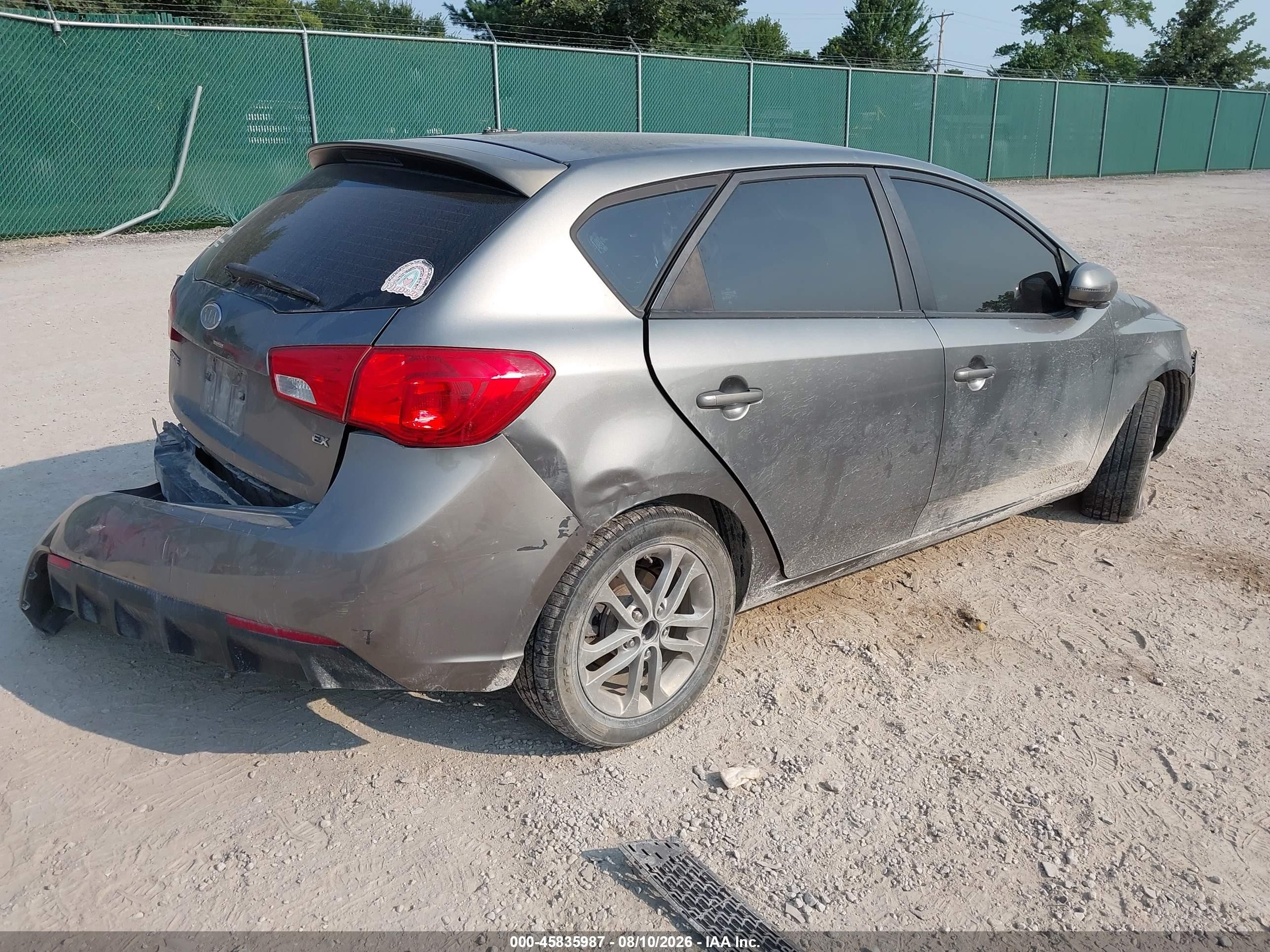 2011 Kia Forte Ex Серый vin: KNAFU5A23B5401413