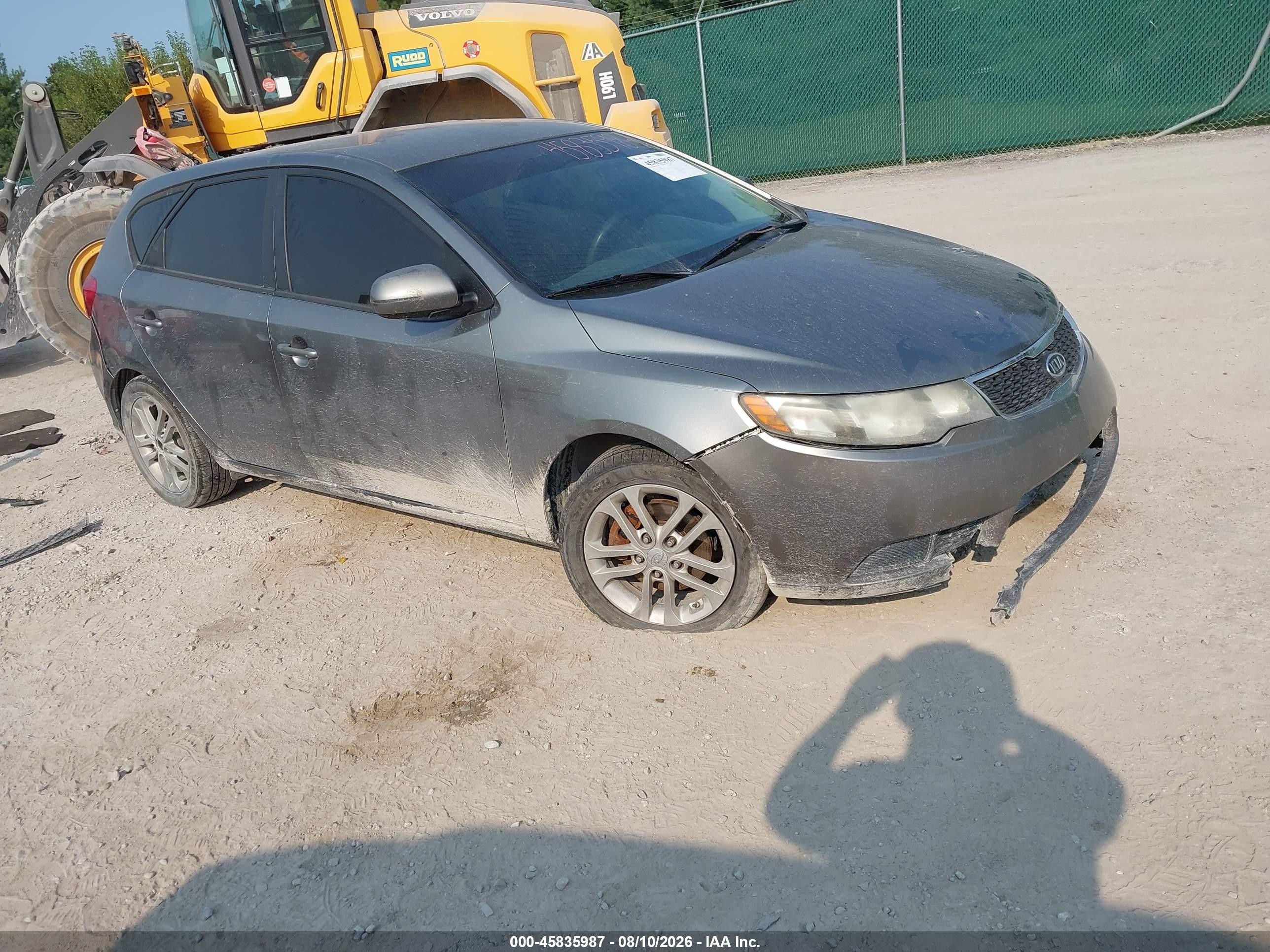 2011 Kia Forte Ex Серый vin: KNAFU5A23B5401413