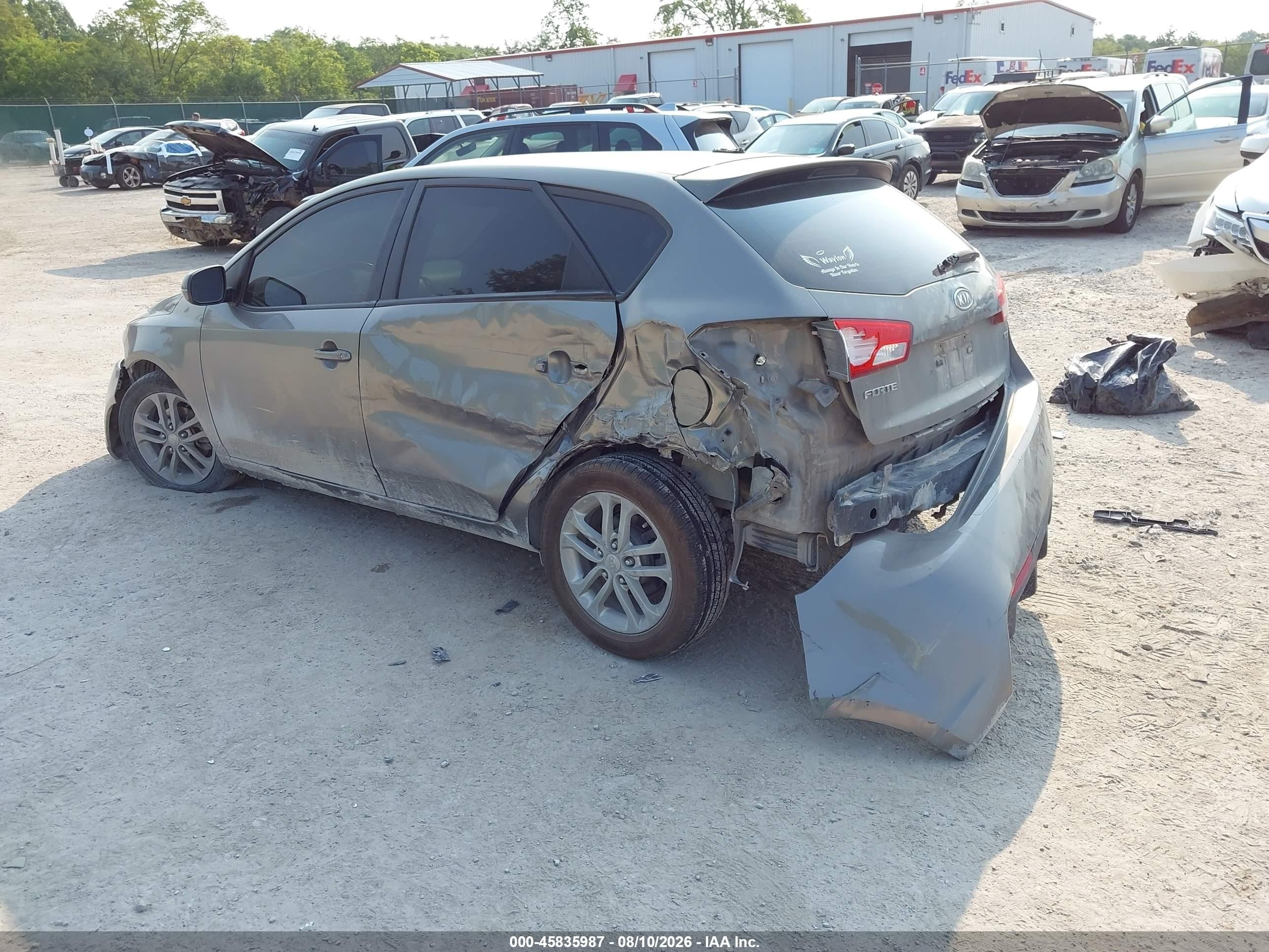 2011 Kia Forte Ex Серый vin: KNAFU5A23B5401413
