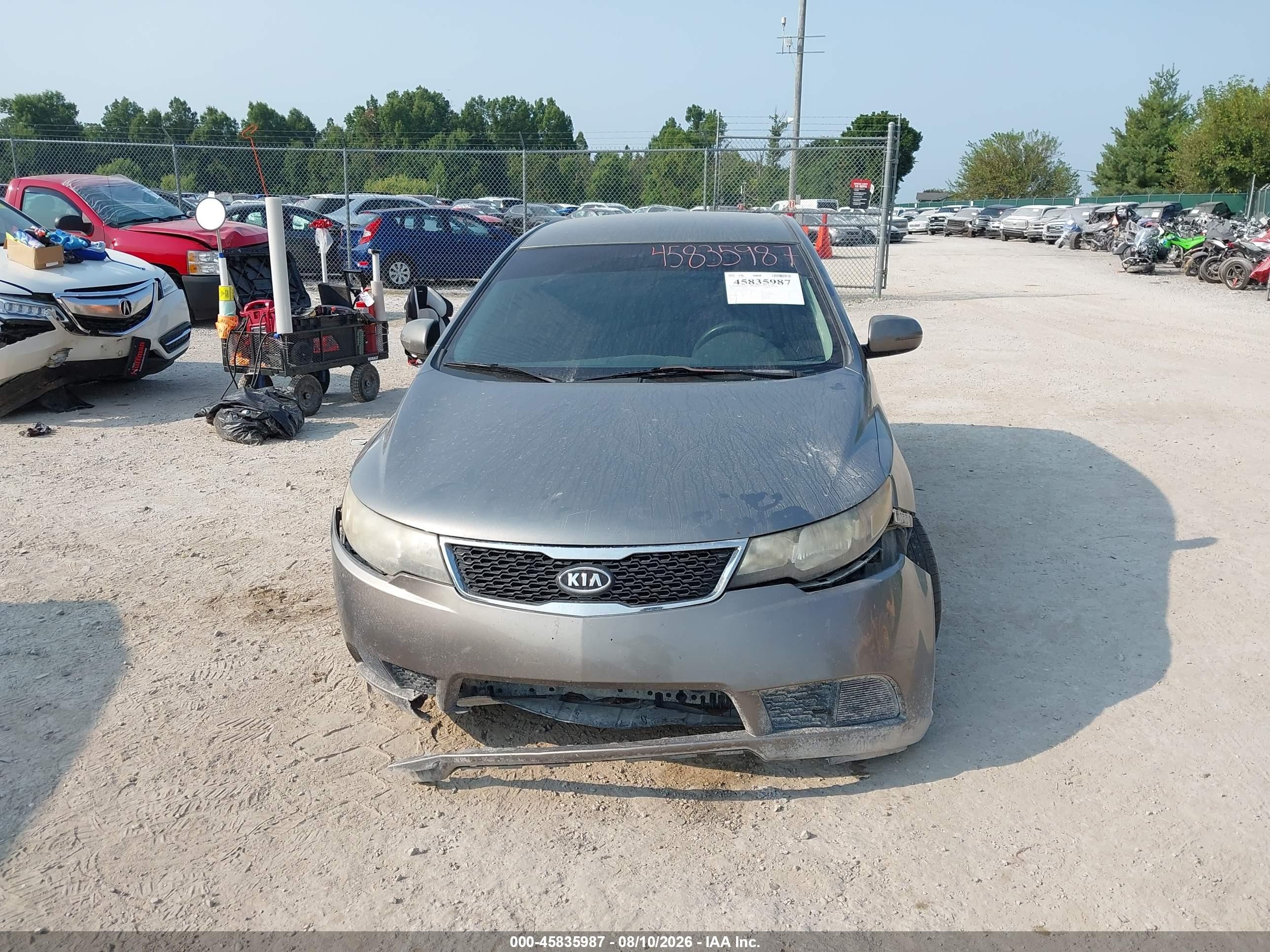 2011 Kia Forte Ex Серый vin: KNAFU5A23B5401413