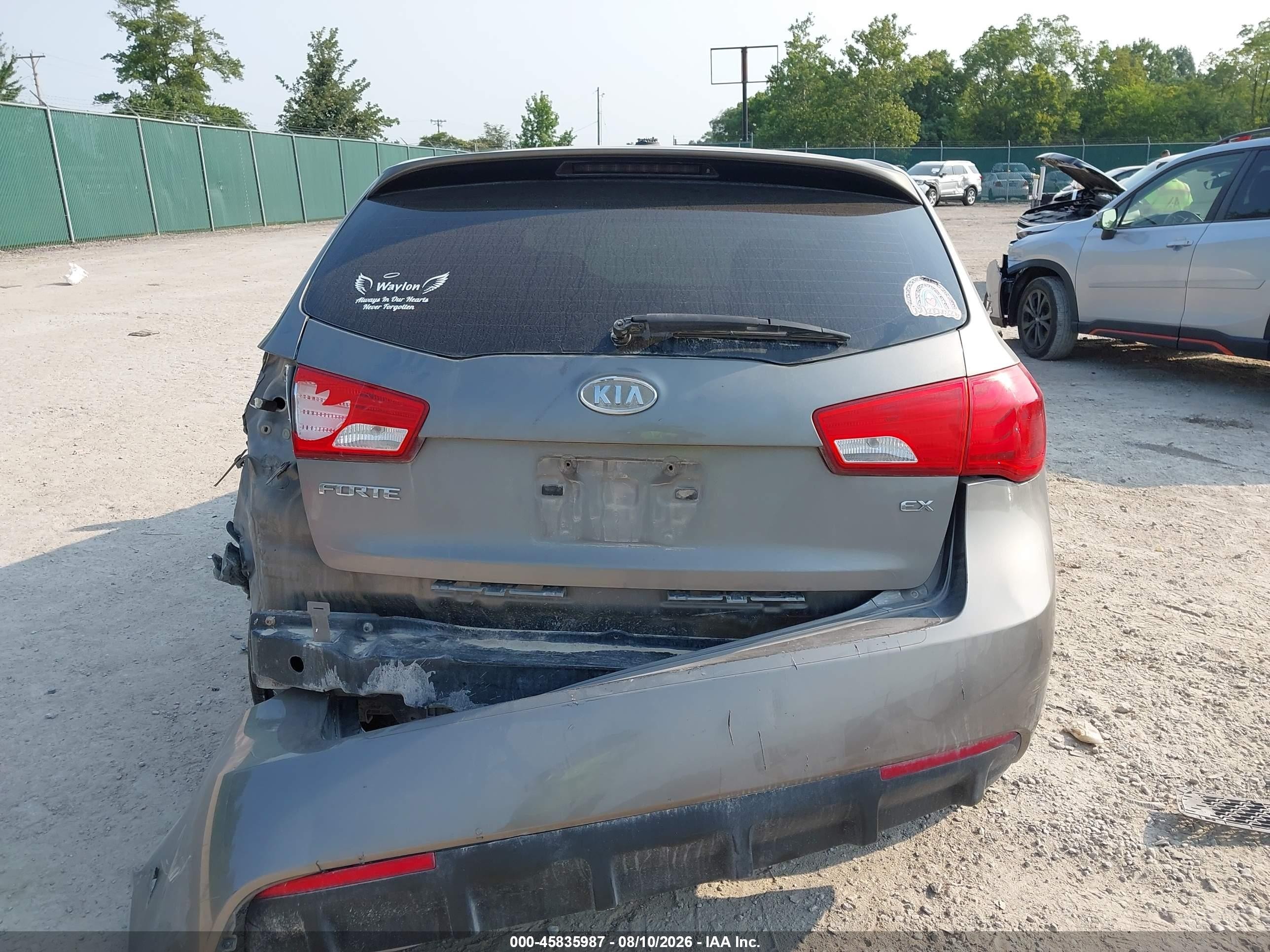 2011 Kia Forte Ex Серый vin: KNAFU5A23B5401413