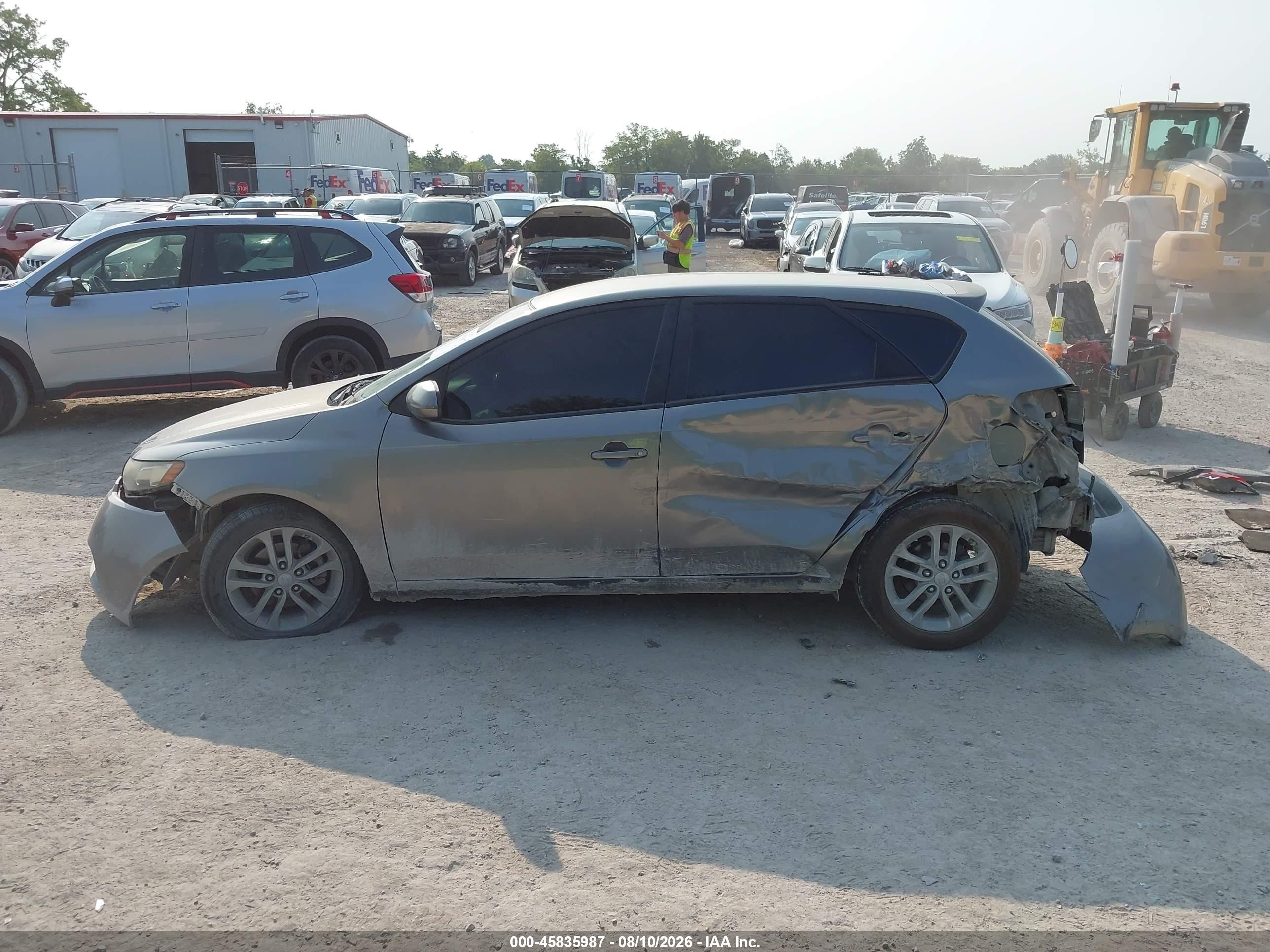 2011 Kia Forte Ex Серый vin: KNAFU5A23B5401413