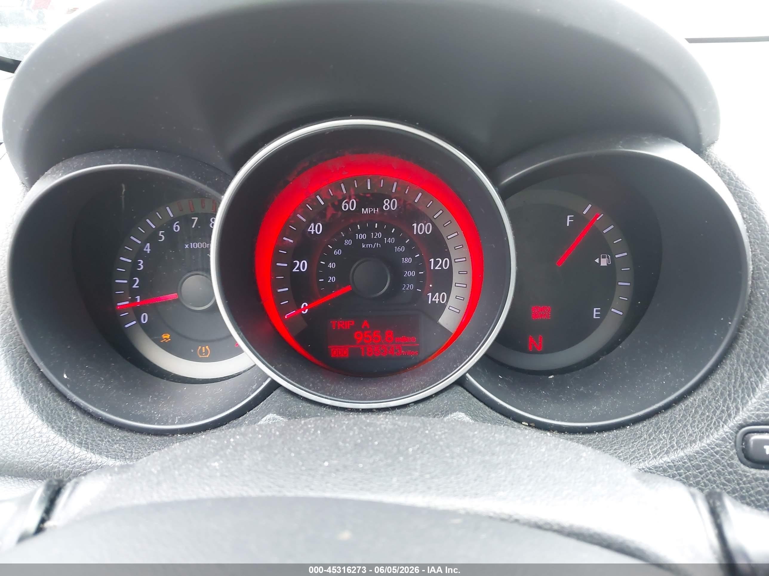 2011 Kia Forte Ex Red vin: KNAFU5A24B5324065