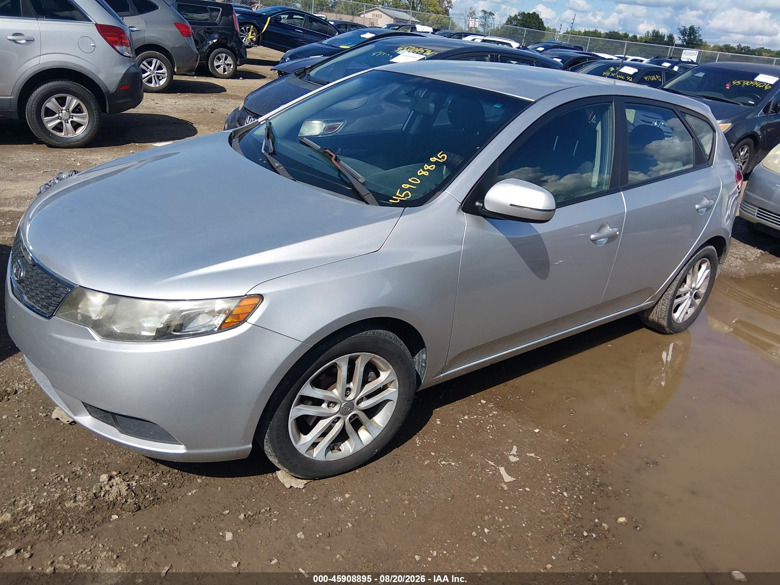 2011 Kia Forte Ex Серебряный vin: KNAFU5A25B5377857