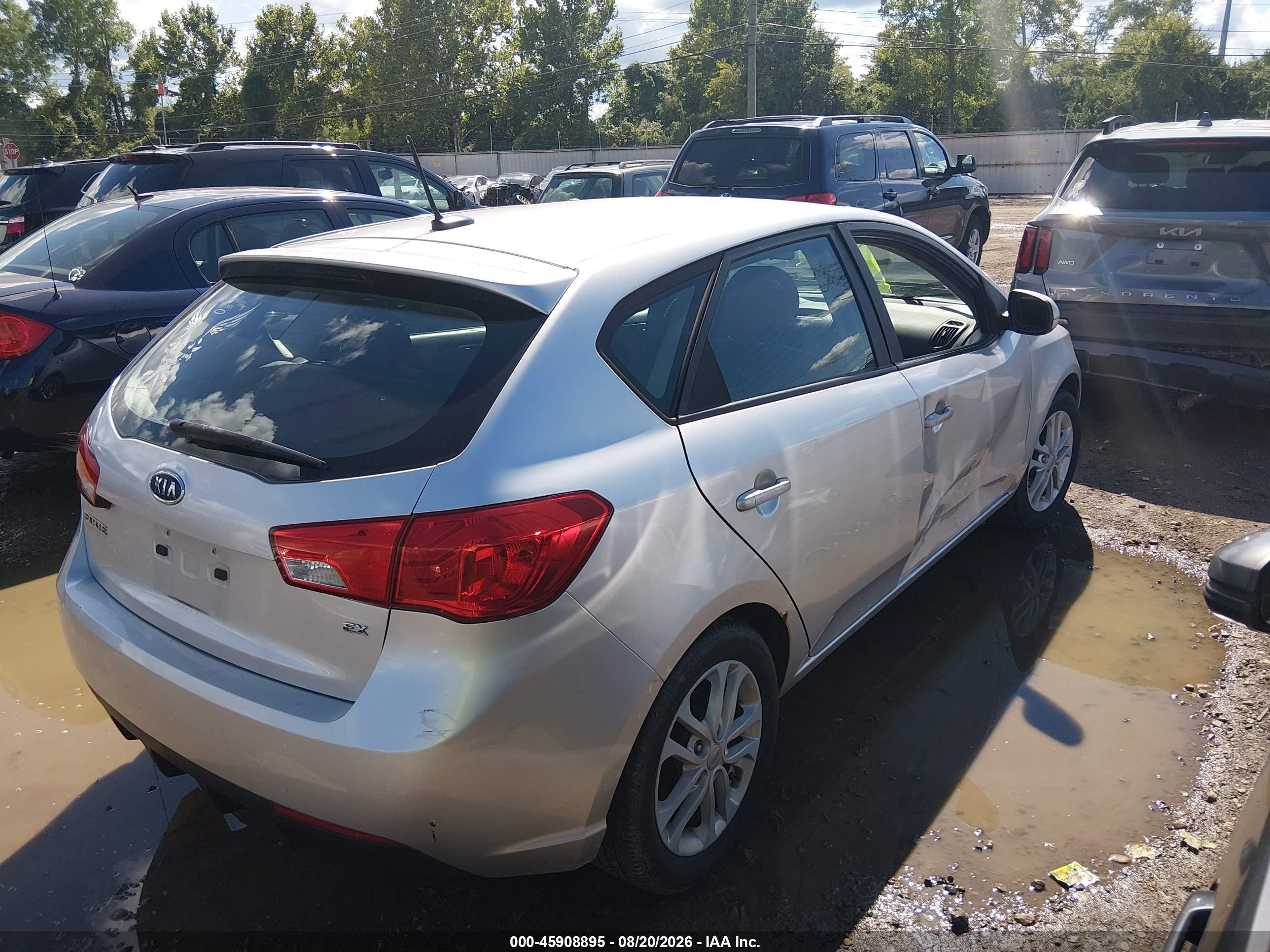 2011 Kia Forte Ex Серебряный vin: KNAFU5A25B5377857