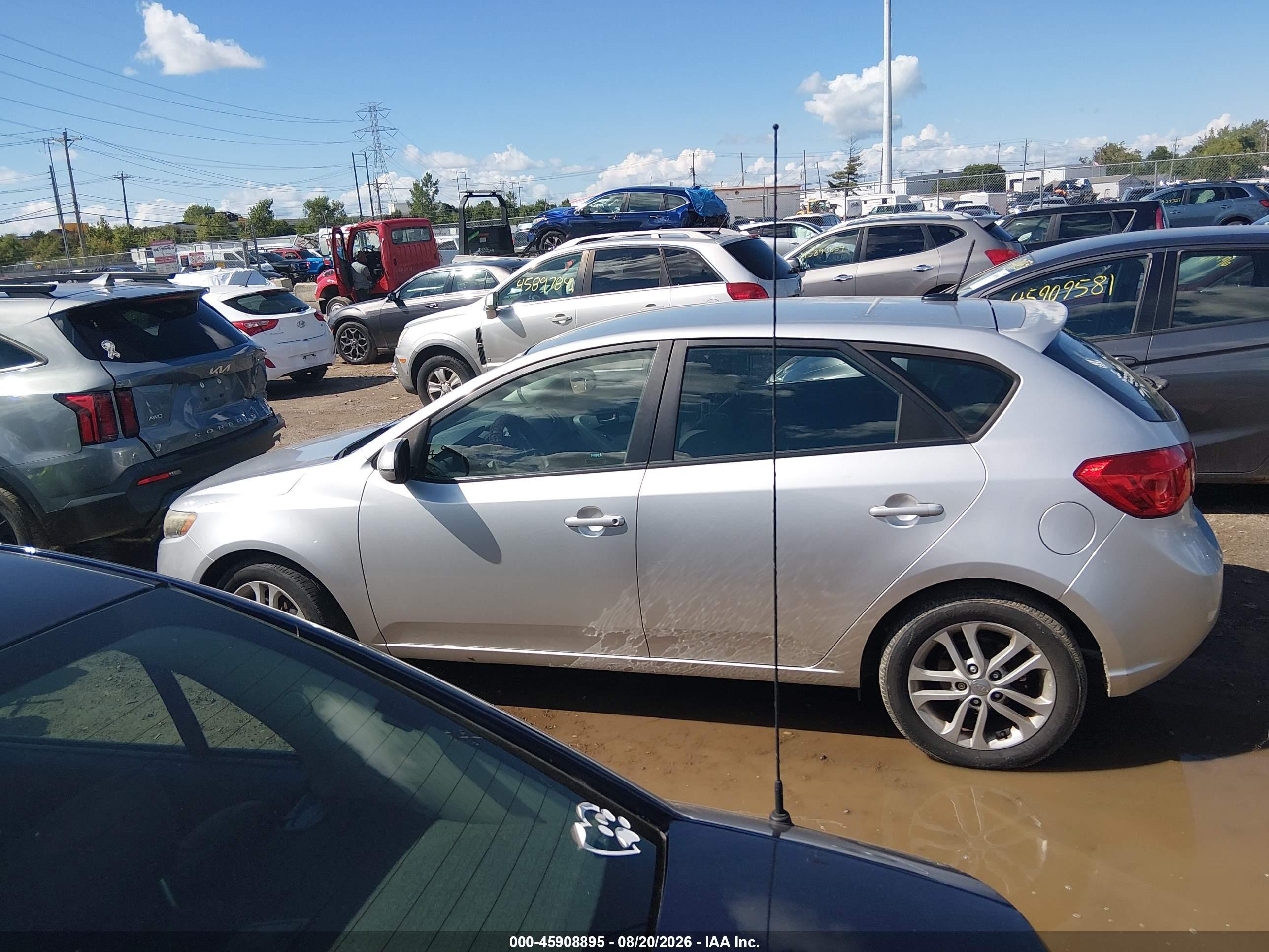 2011 Kia Forte Ex Серебряный vin: KNAFU5A25B5377857