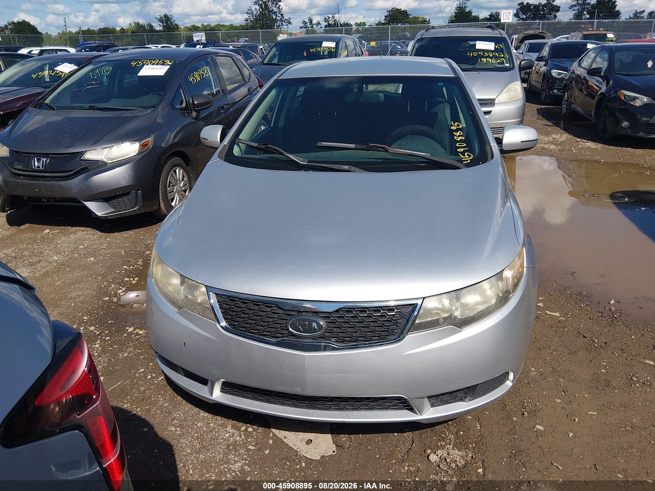 2011 Kia Forte Ex Серебряный vin: KNAFU5A25B5377857