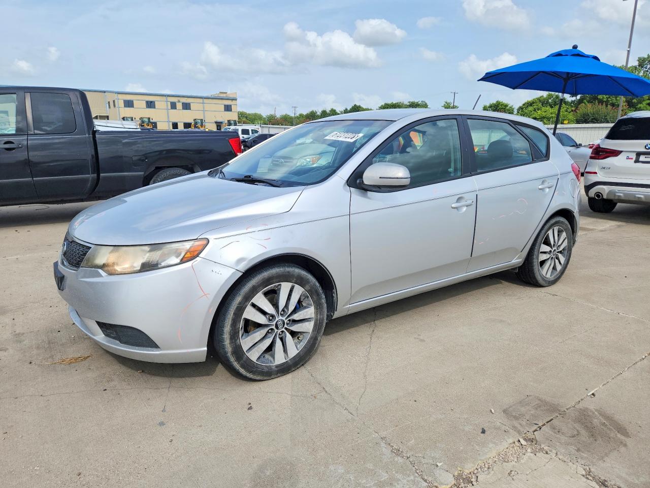 2013 Kia Forte Ex Серебряный vin: KNAFU5A25D5655143