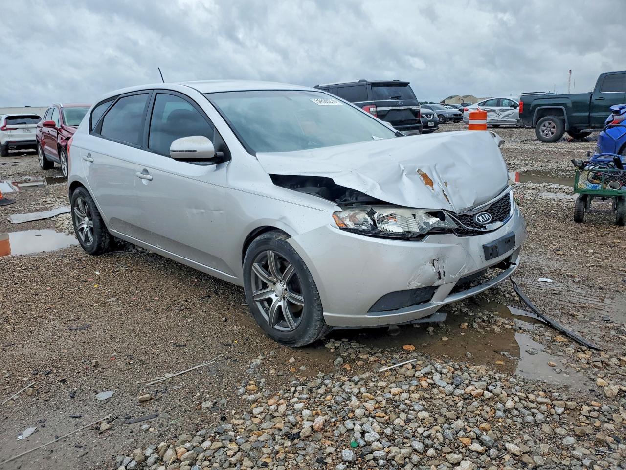 2011 Kia Forte Ex Silver vin: KNAFU5A26B5332197