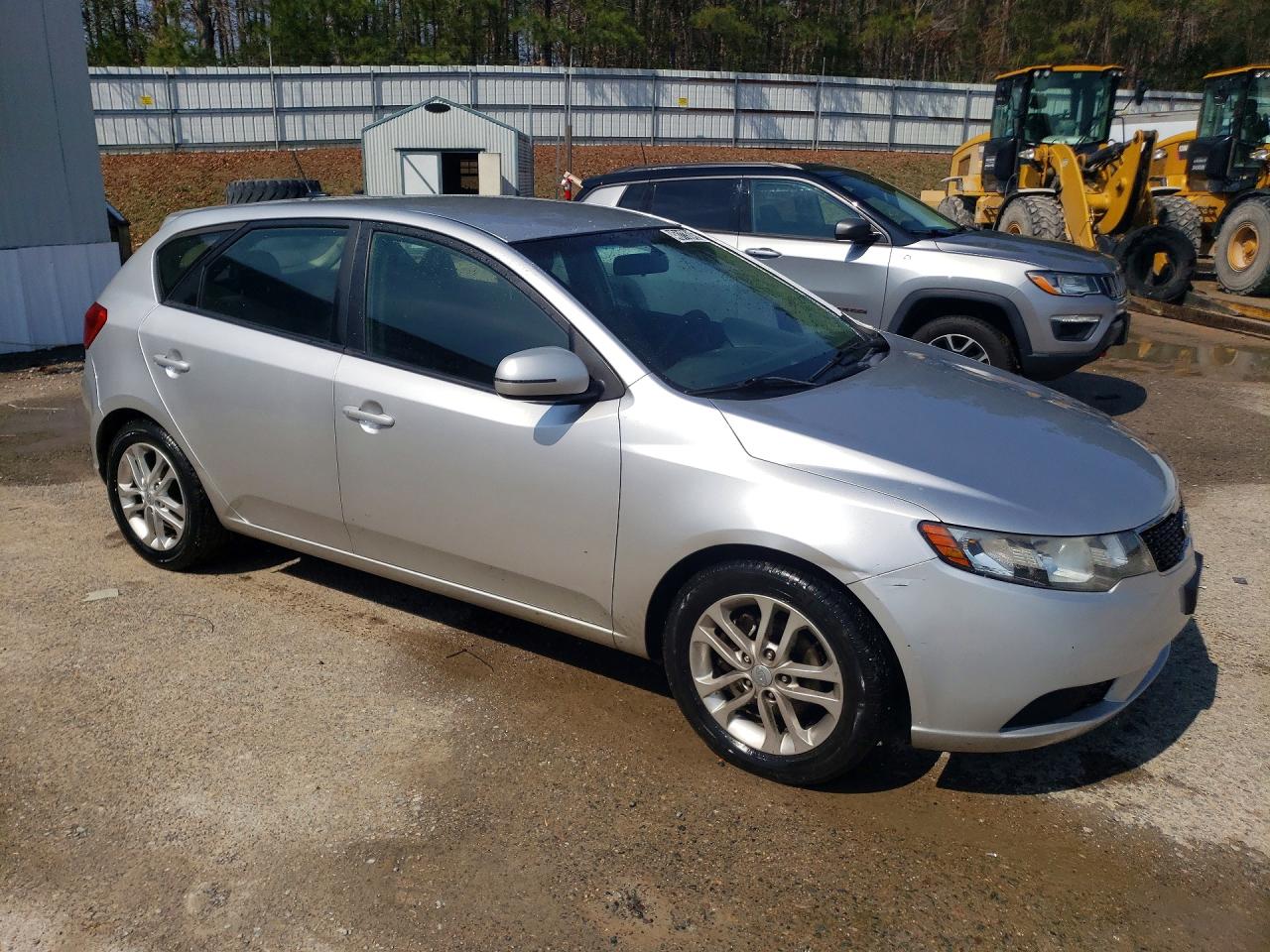 2011 Kia Forte5 Ex Silver vin: KNAFU5A26B5333298