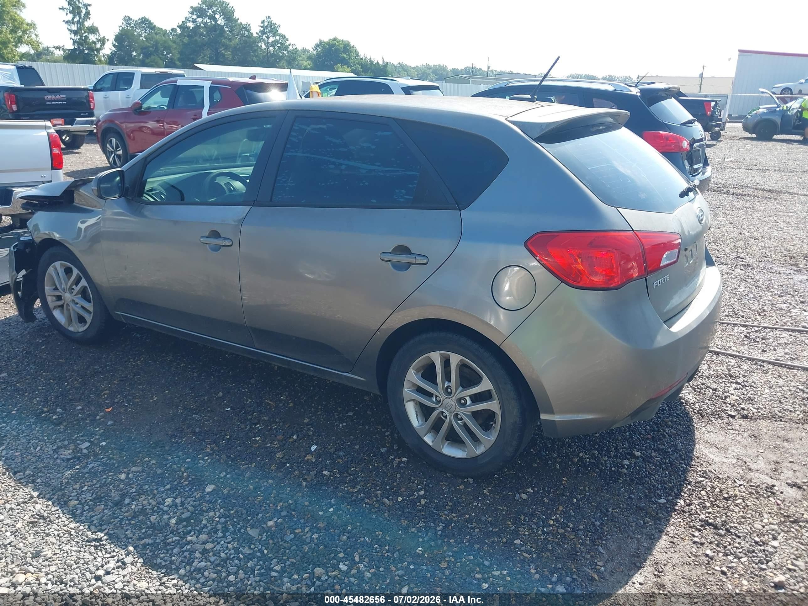 2011 Kia Forte Ex Brown vin: KNAFU5A26B5444028