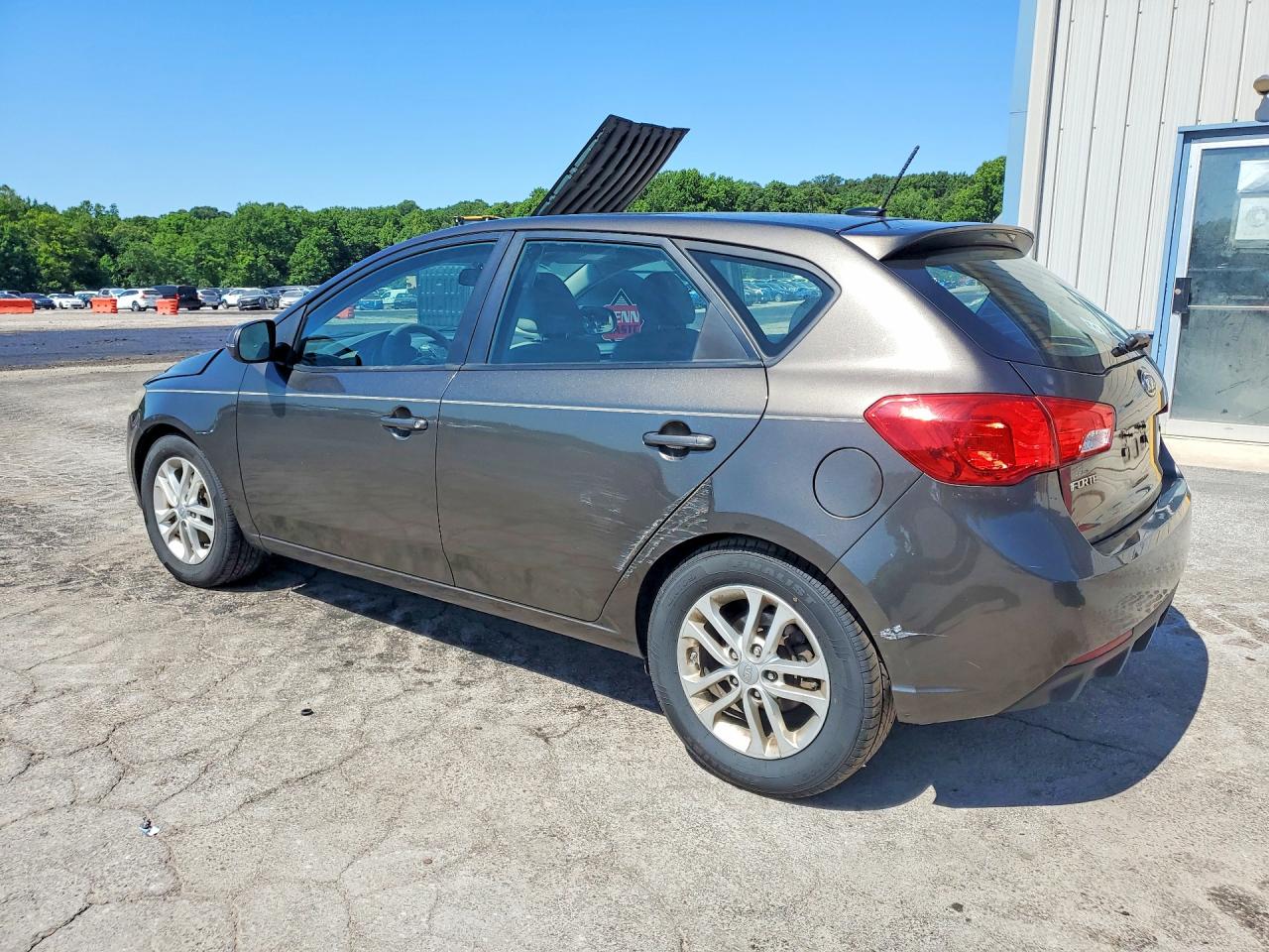 2012 Kia Forte Ex Gray vin: KNAFU5A26C5469478