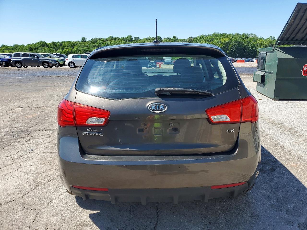 2012 Kia Forte Ex Gray vin: KNAFU5A26C5469478