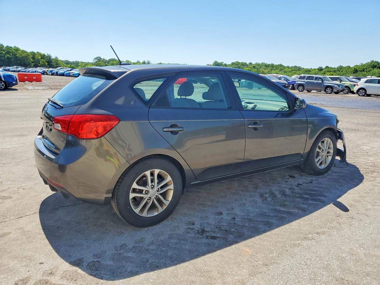 2012 Kia Forte Ex Gray vin: KNAFU5A26C5469478