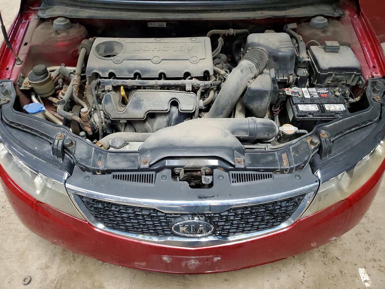 2012 Kia Forte Ex Maroon vin: KNAFU5A26C5558211