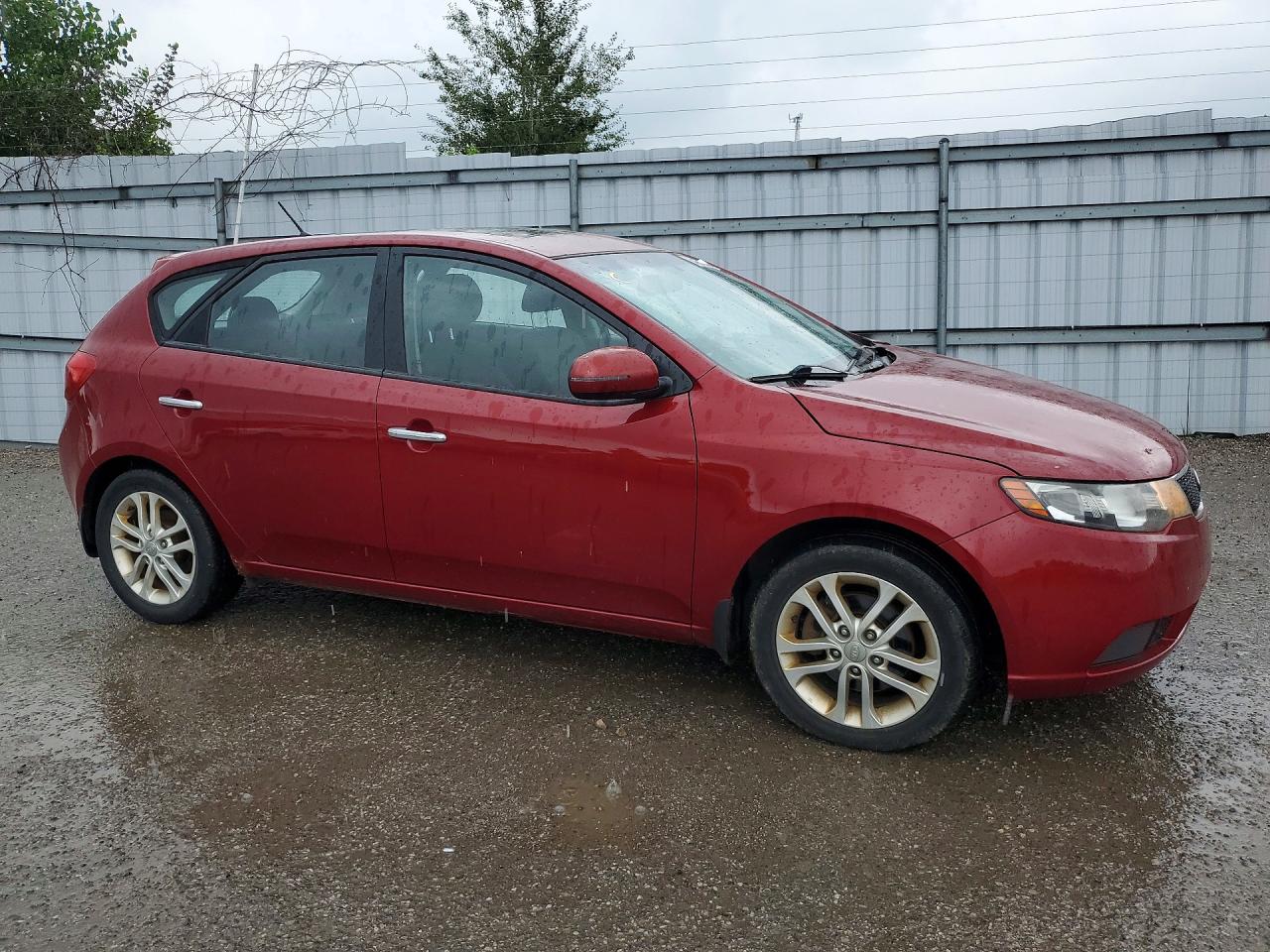 2012 Kia Forte Ex Maroon vin: KNAFU5A26C5558211