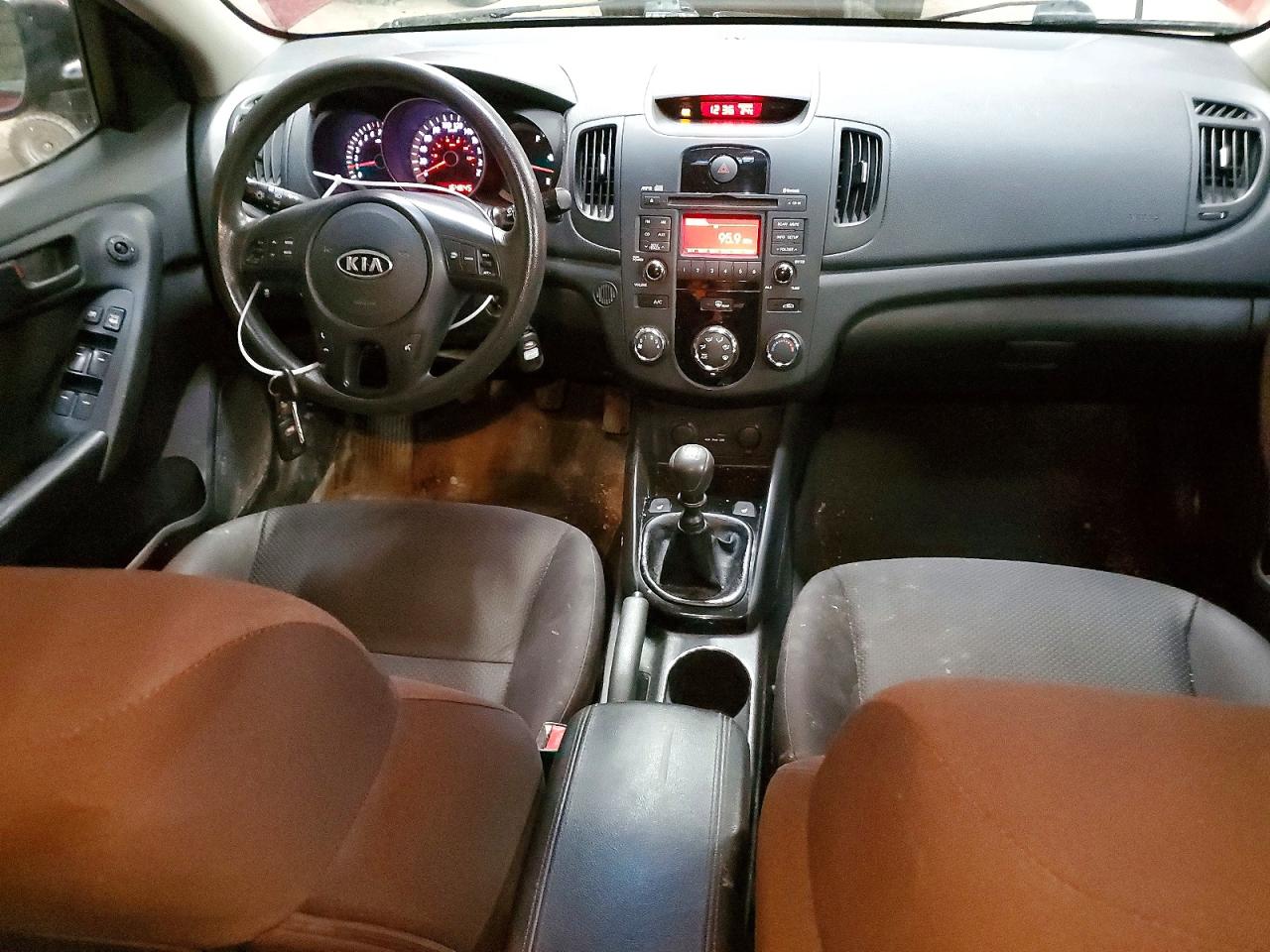 2012 Kia Forte Ex Maroon vin: KNAFU5A26C5558211