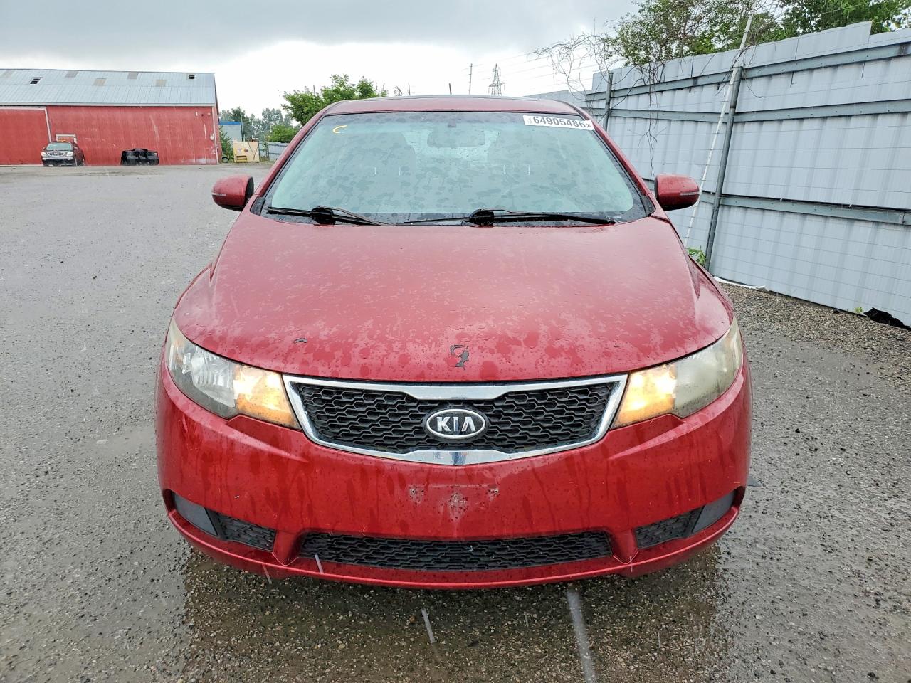 2012 Kia Forte Ex Maroon vin: KNAFU5A26C5558211