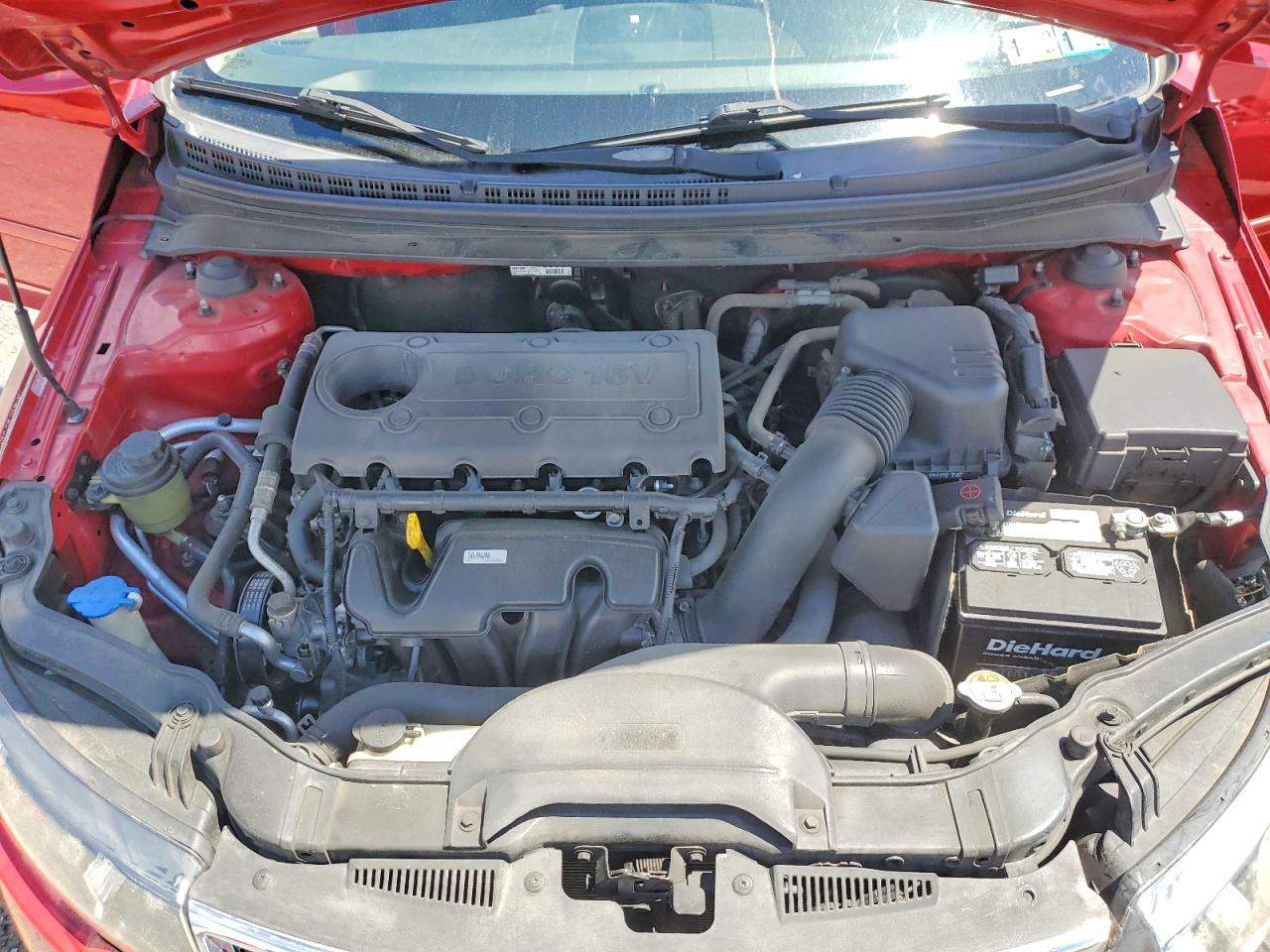 2013 Kia Forte Ex Red vin: KNAFU5A26D5664174