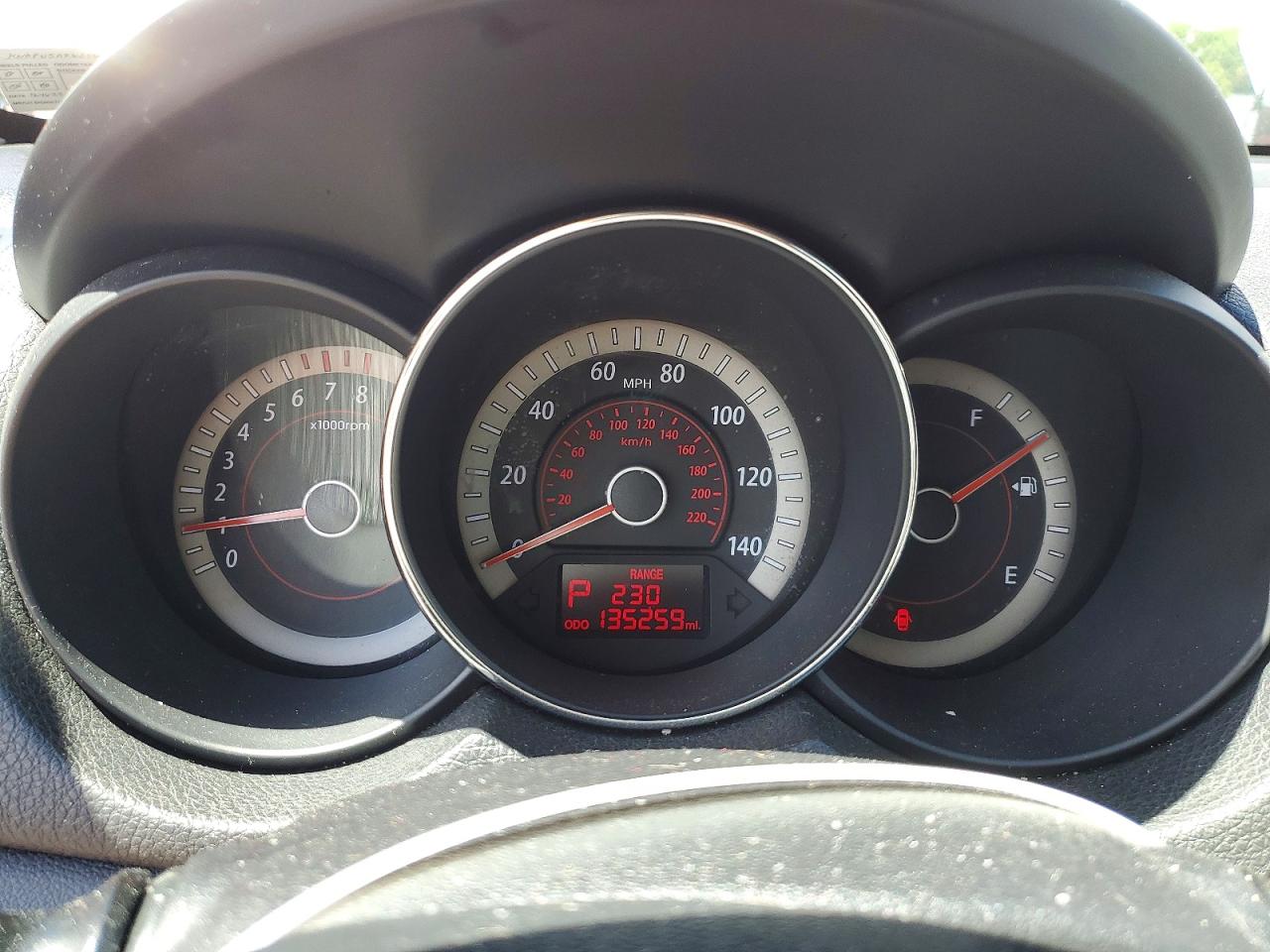 2013 Kia Forte Ex Red vin: KNAFU5A26D5664174
