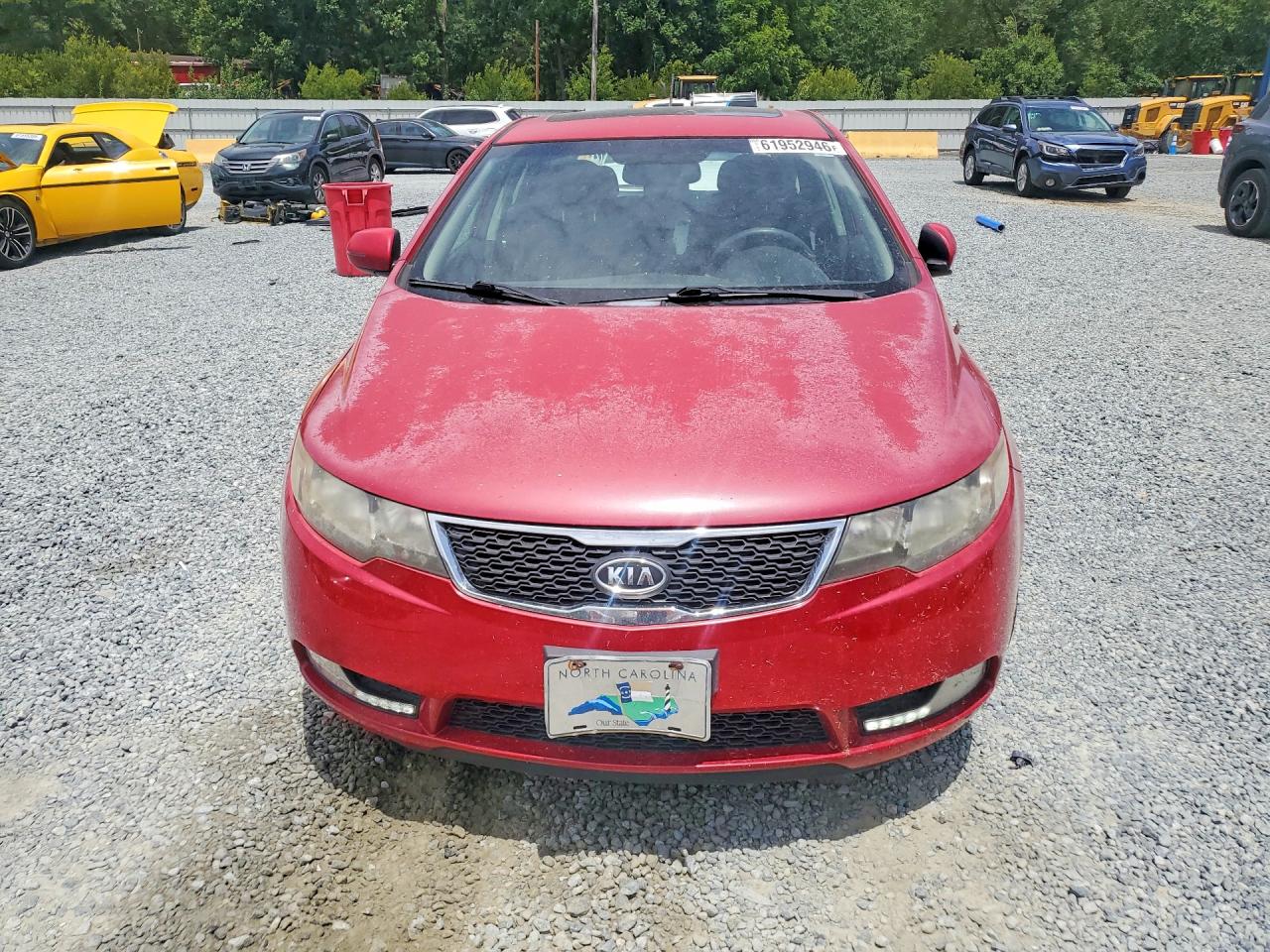 2013 Kia Forte Ex Красный vin: KNAFU5A26D5664689