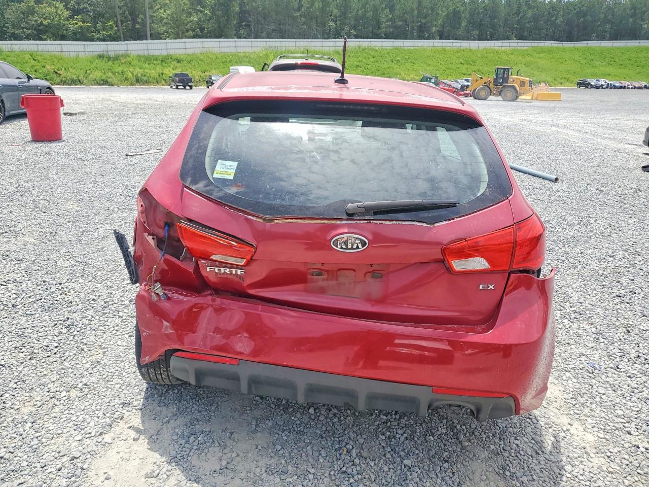 2013 Kia Forte Ex Красный vin: KNAFU5A26D5664689