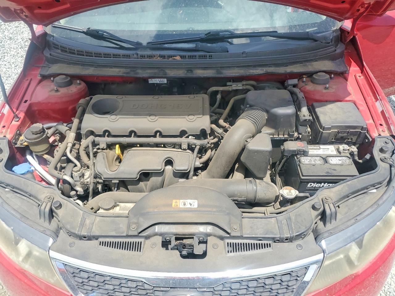 2013 Kia Forte Ex Красный vin: KNAFU5A26D5664689
