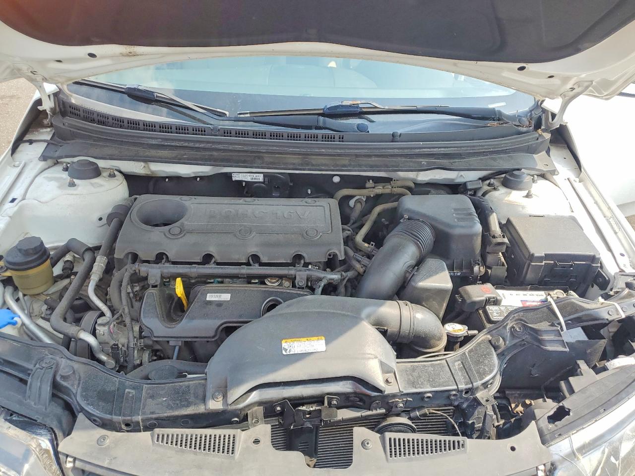 2012 Kia Forte5 Ex White vin: KNAFU5A27C5635197