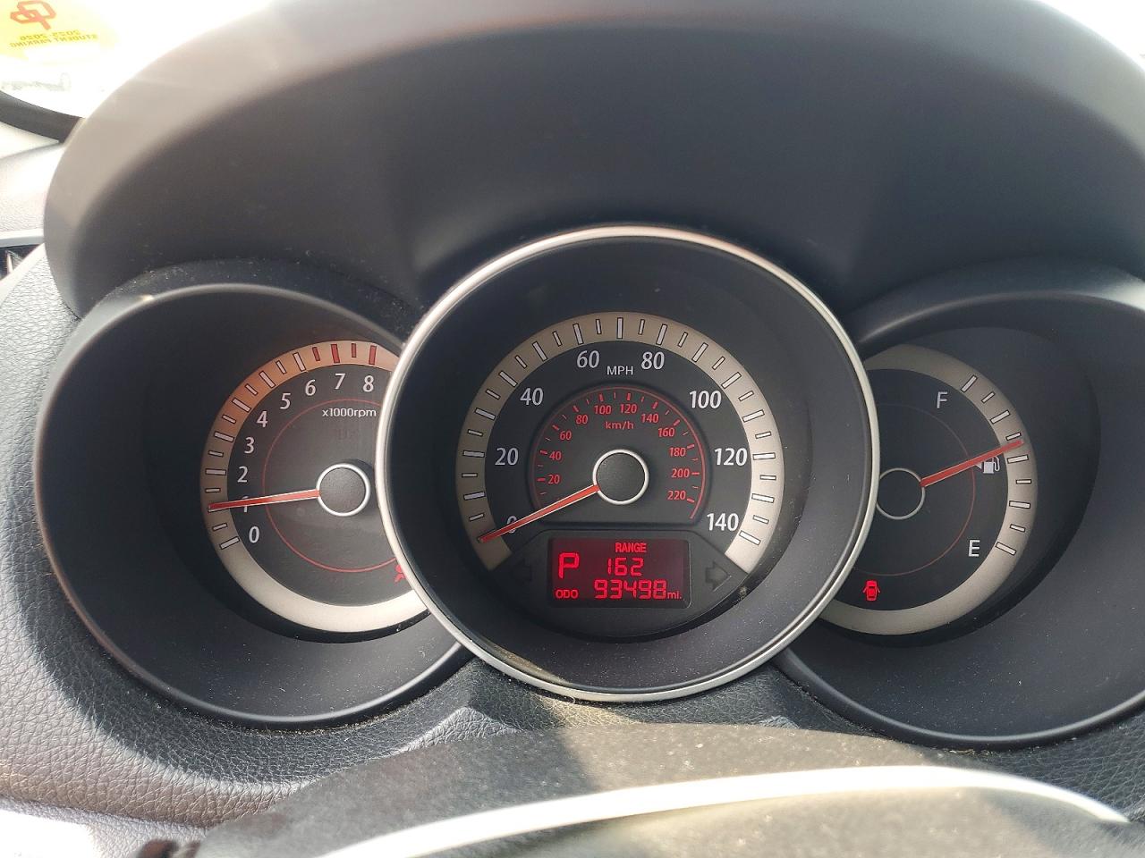 2012 Kia Forte5 Ex White vin: KNAFU5A27C5635197