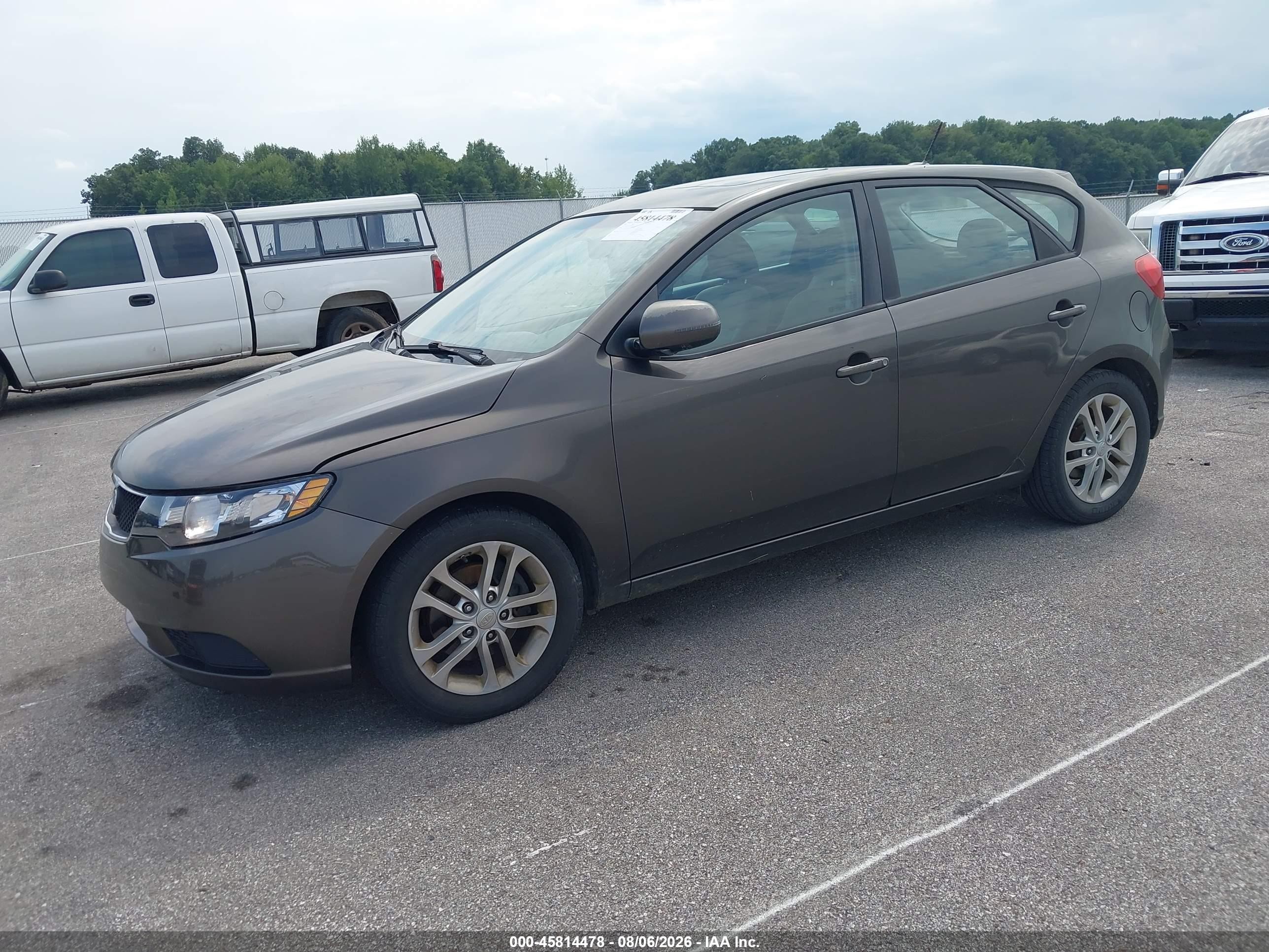 2011 Kia Forte Ex Gray vin: KNAFU5A28B5406591