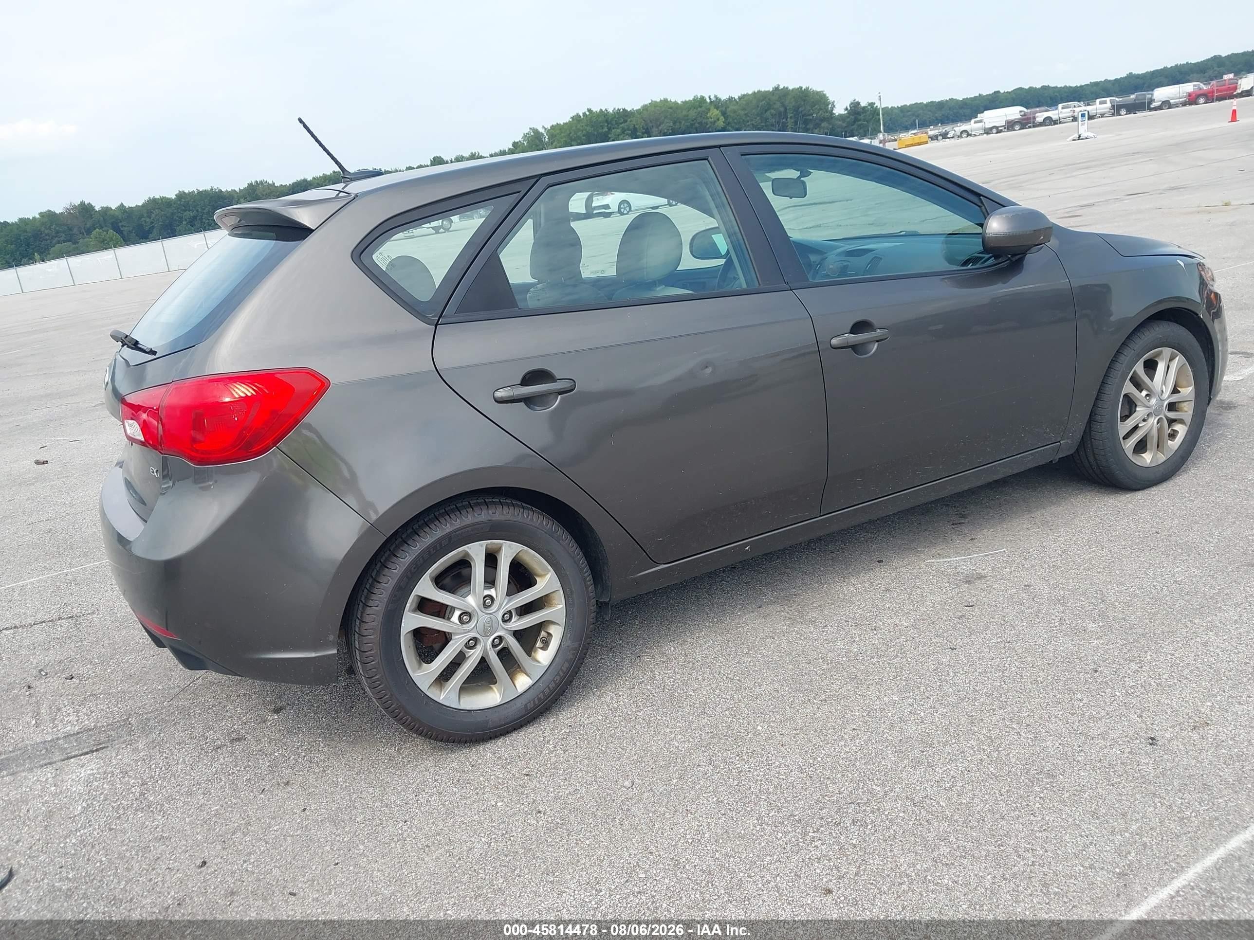 2011 Kia Forte Ex Gray vin: KNAFU5A28B5406591