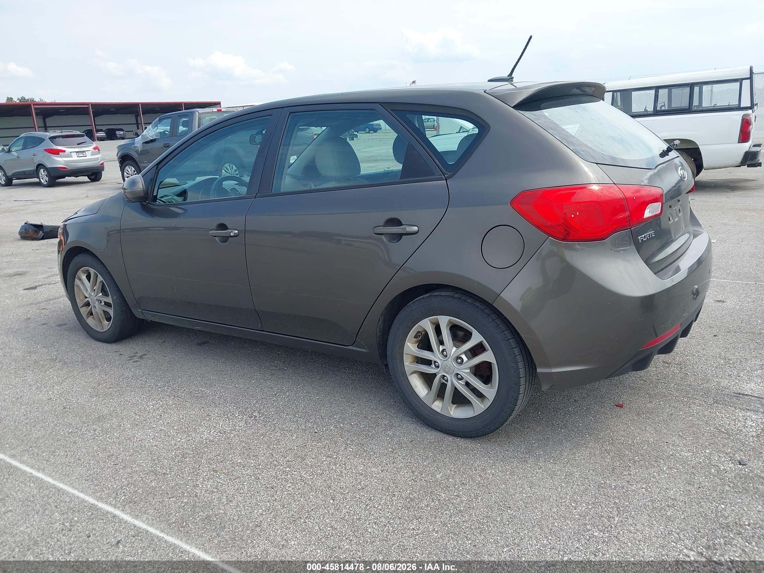 2011 Kia Forte Ex Gray vin: KNAFU5A28B5406591