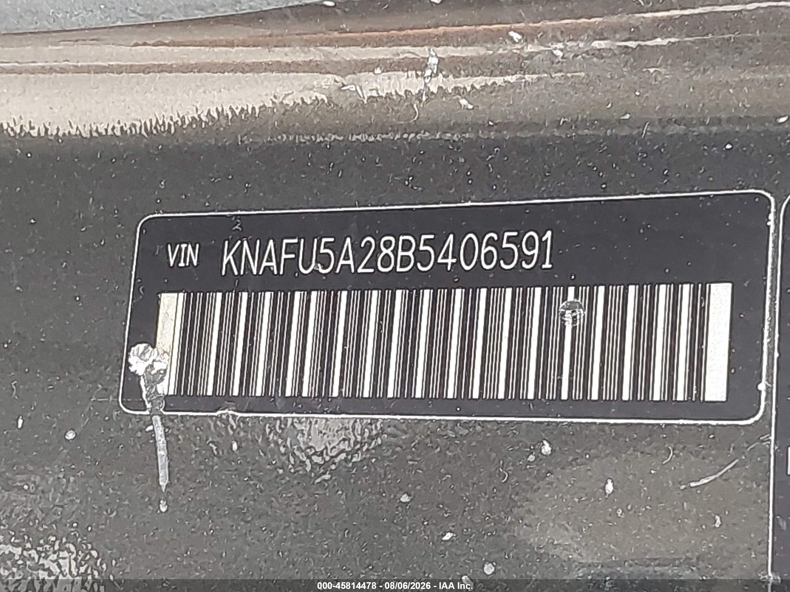2011 Kia Forte Ex Gray vin: KNAFU5A28B5406591