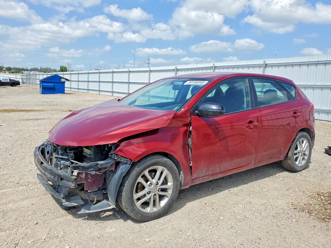 2012 Kia Forte Ex Красный vin: KNAFU5A28C5545959