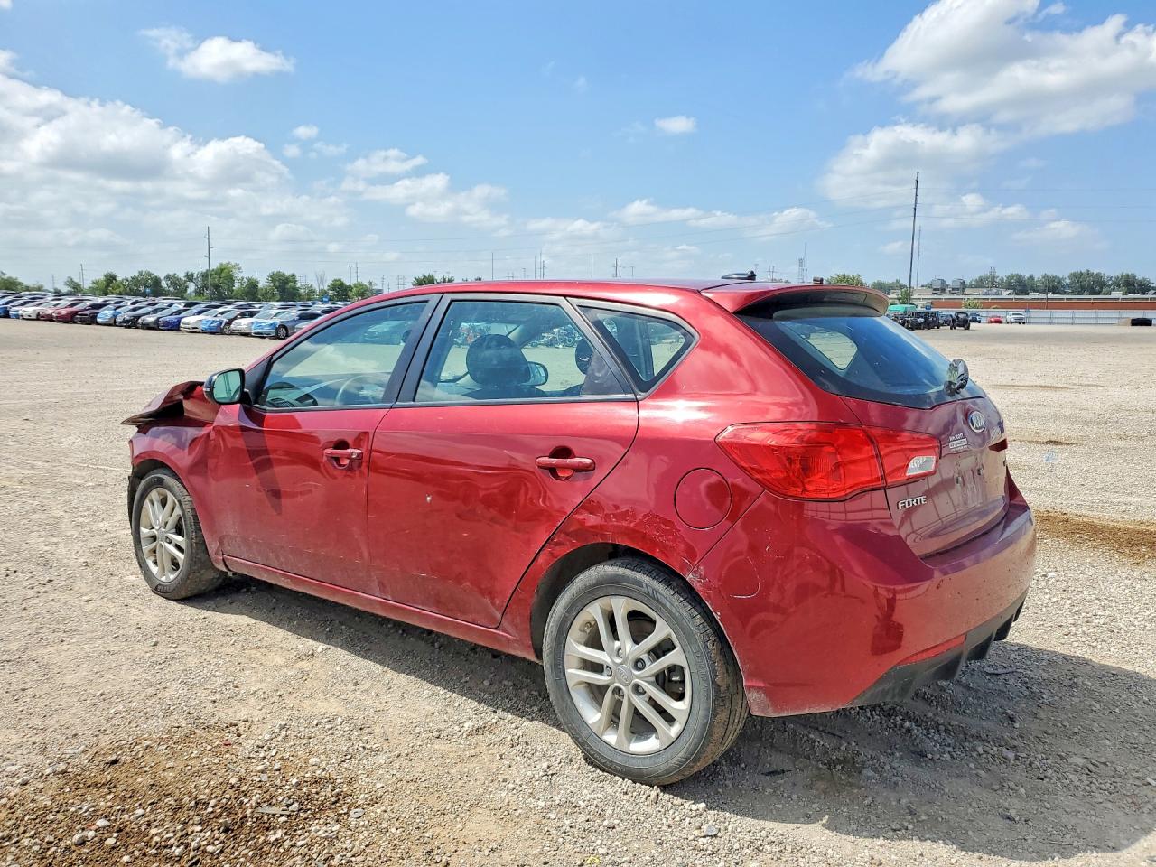 2012 Kia Forte Ex Красный vin: KNAFU5A28C5545959