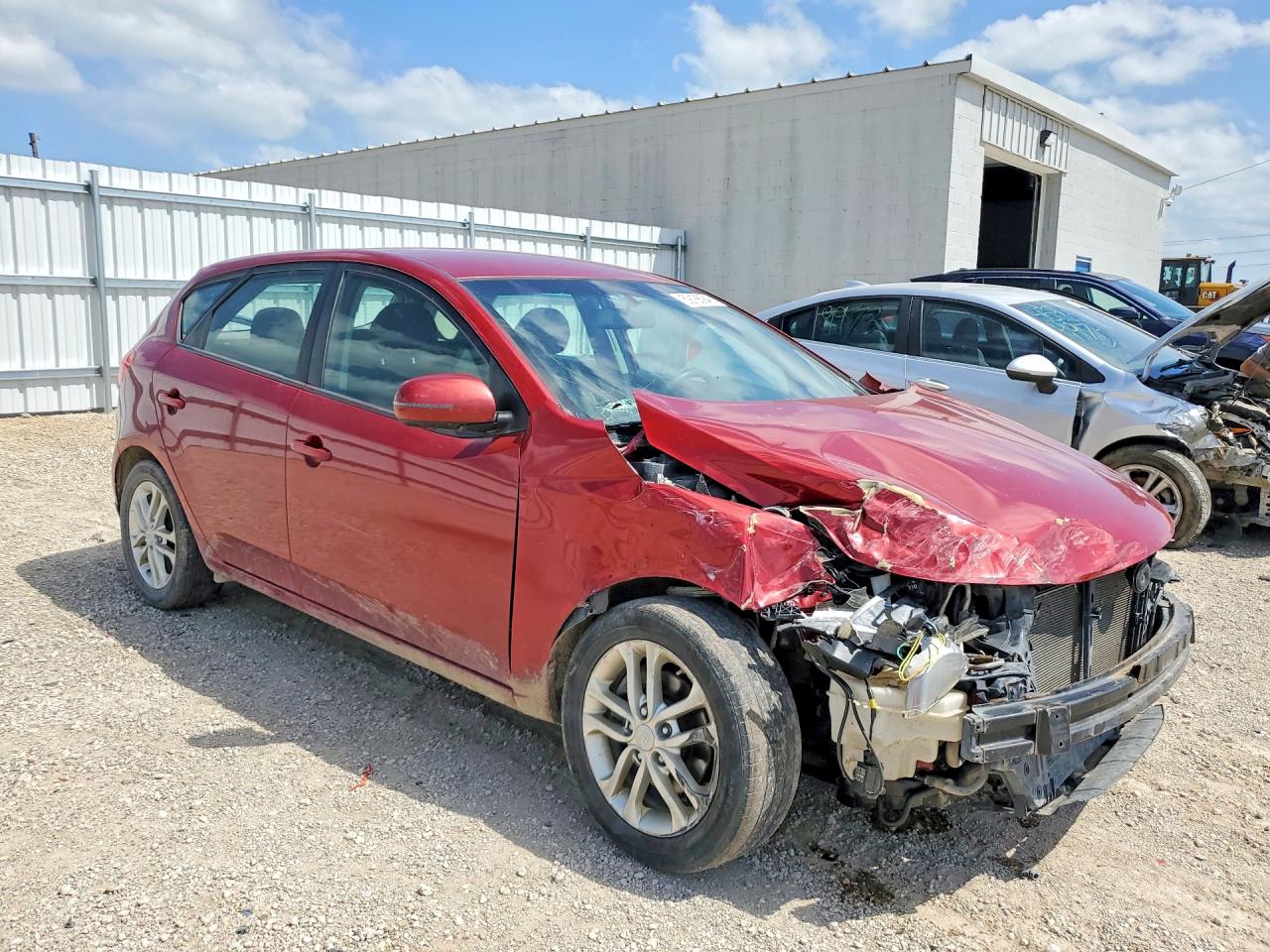 2012 Kia Forte Ex Красный vin: KNAFU5A28C5545959