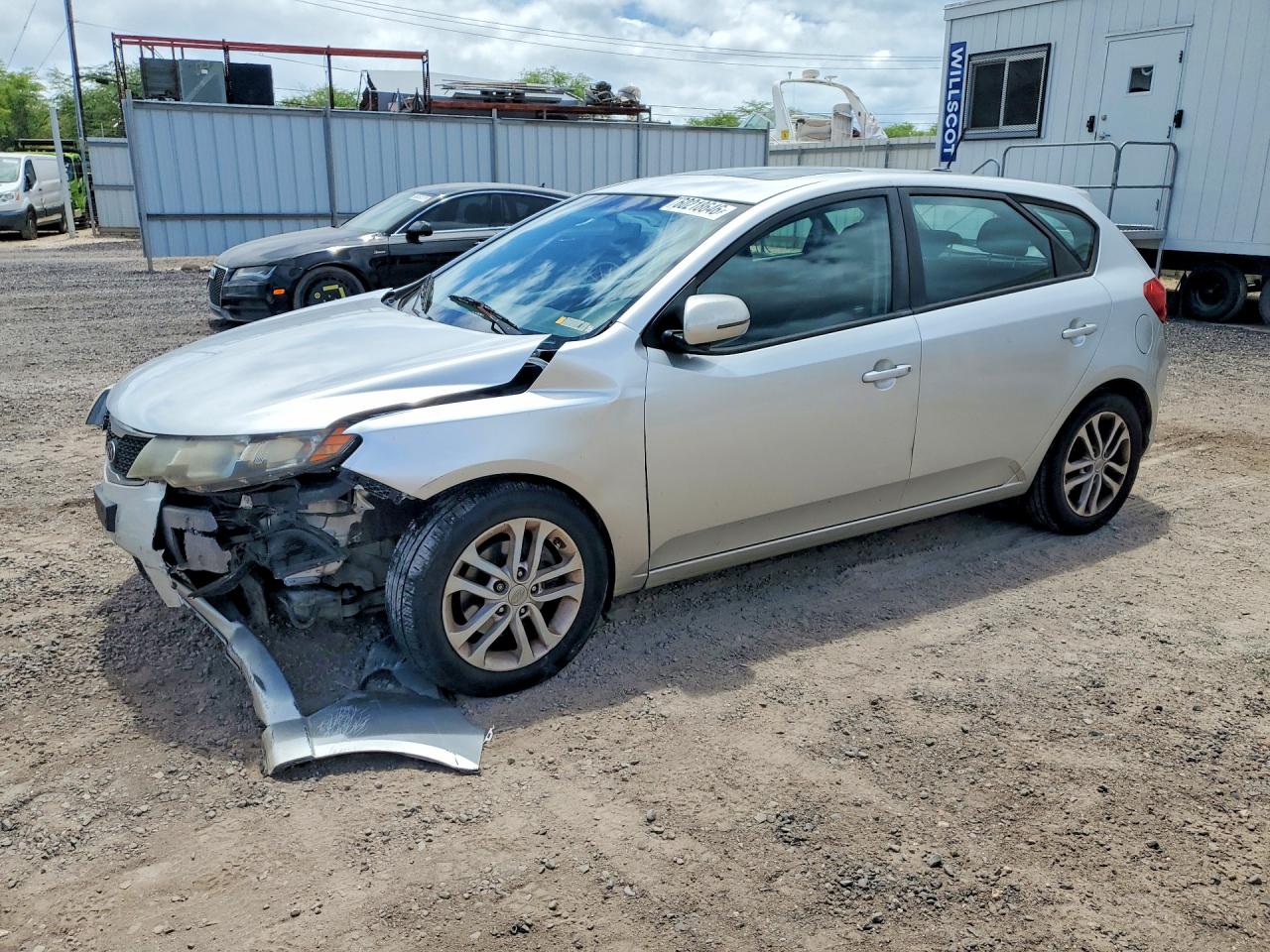 2012 Kia Forte Ex Серебряный vin: KNAFU5A28C5547226